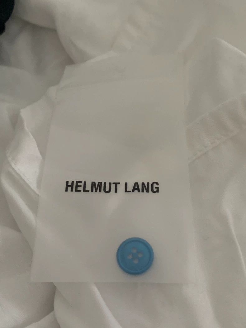 Helmut Lang HELMUT LANG Lake blue organza shirt Size US M / EU 48-50 / 2 - 6 Thumbnail