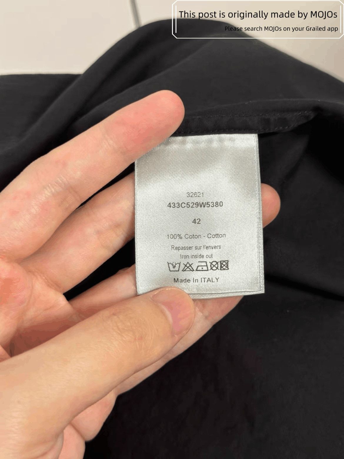 Dior Sz 42 Dior Double Line Basic Shirt Size US XL / EU 56 / 4 - 6 Thumbnail