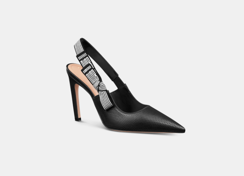 Dior o1w1db10426 KCV372 Toujours Slingback Pumps in Black Size US 6 / IT 36 - 2 Thumbnail