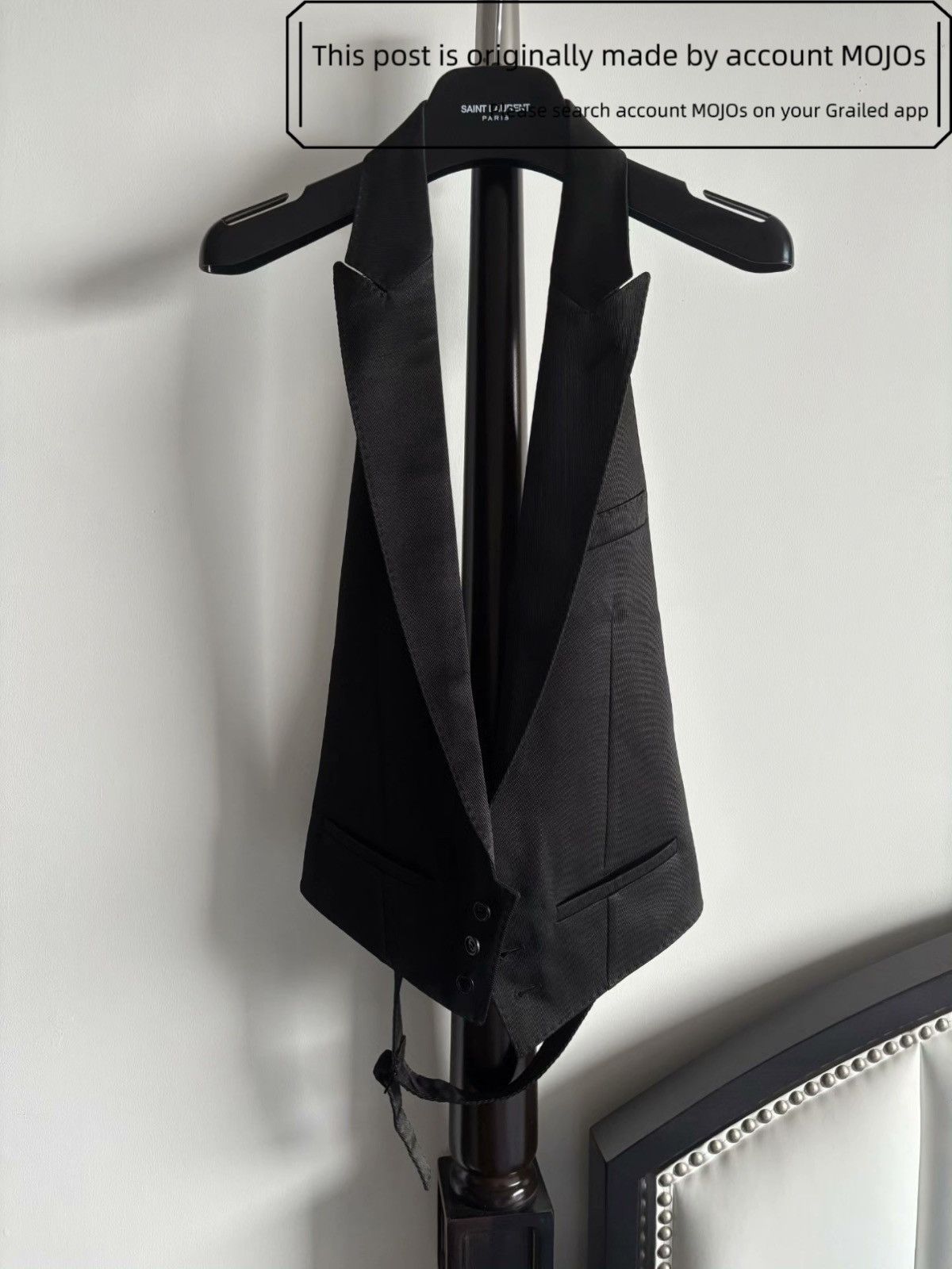 Dior Sz 44 Dior Homme 06SS Runway Laced Vest mojos1222510 Size US S / EU 44-46 / 1 - 1 Thumbnail