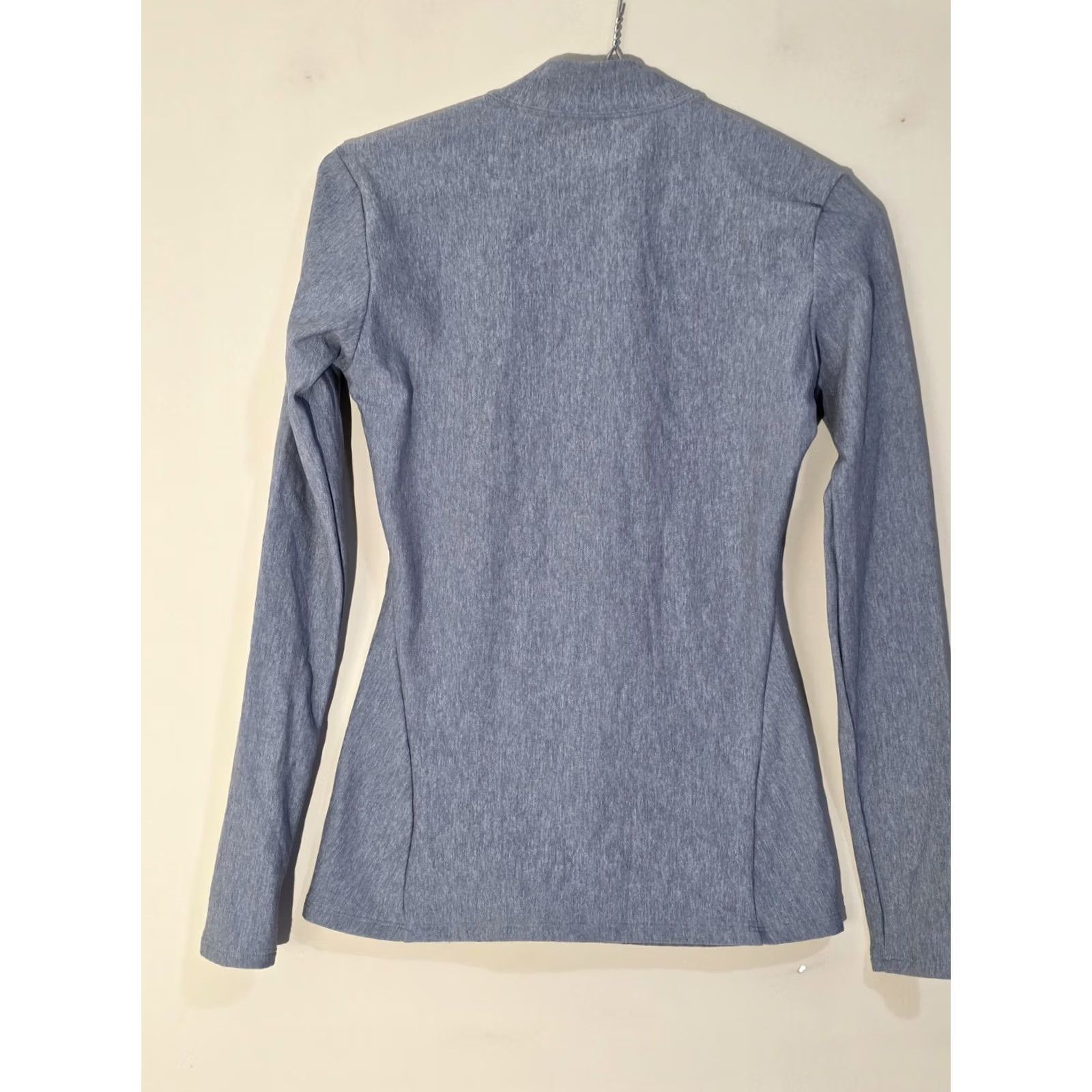 Under Armour Under Armour Shirt Women's M Blue Nylon Long Sleeve Mock Neck Pullover Activewear Running & Jogging Women’s Regular Fit Comfort Solid Size M / US 6-8 / IT 42-44 - 2 Thumbnail