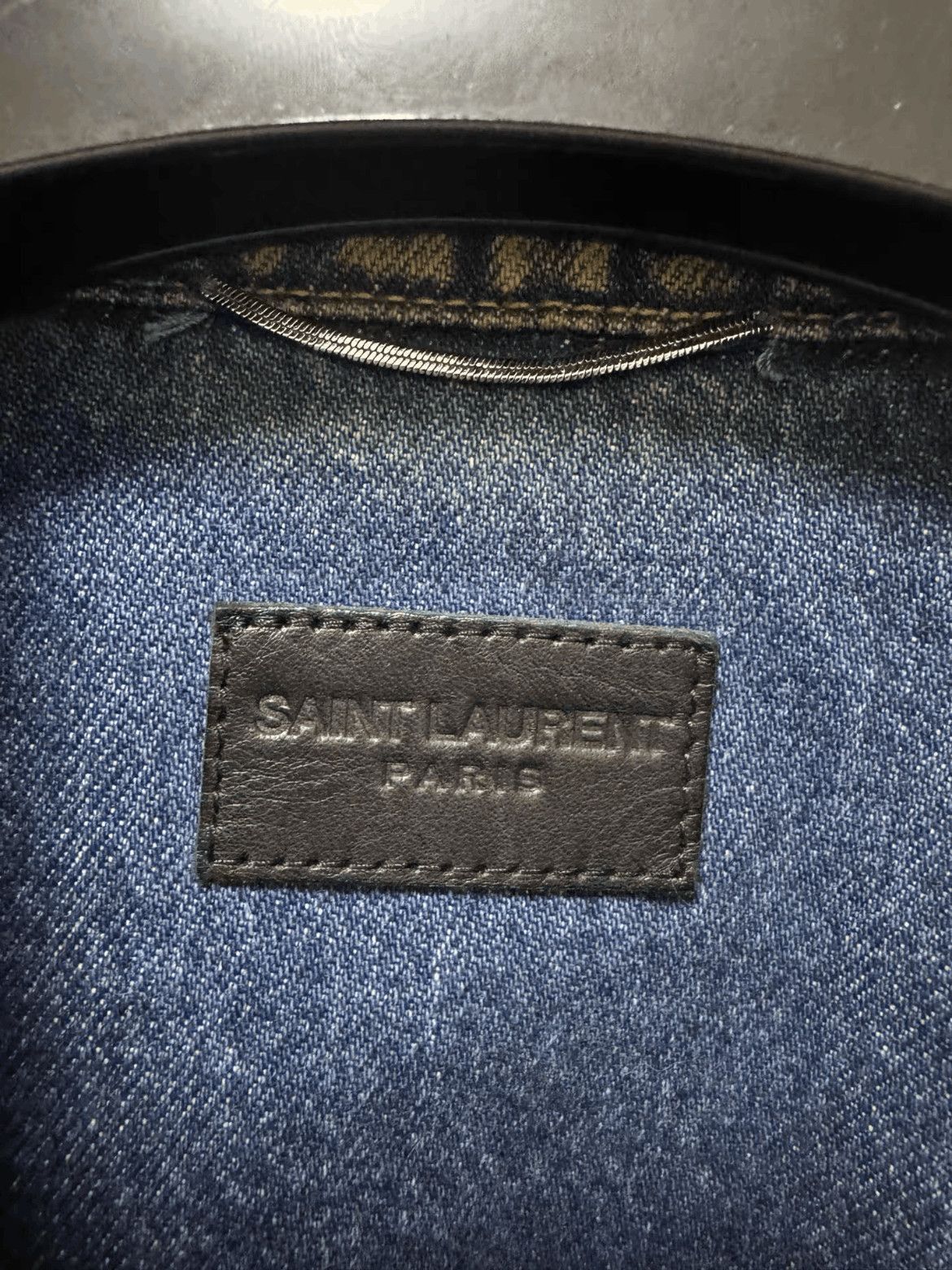 Saint Laurent Paris Saint Laurent Paris 17AW Flamingo Stitch Denim Jacket-2508 Size US M / EU 48-50 / 2 - 5 Thumbnail