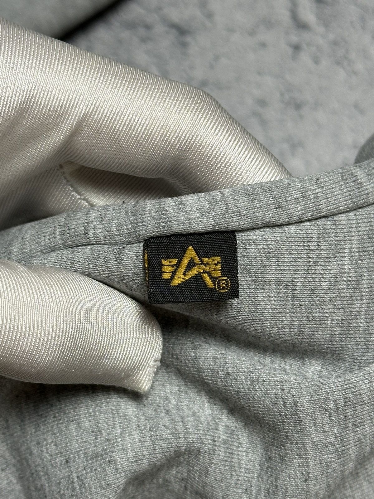 Alpha Industries Vintage Alpha Industries Big Logo Hoodie Size US L / EU 52-54 / 3 - 11 Thumbnail