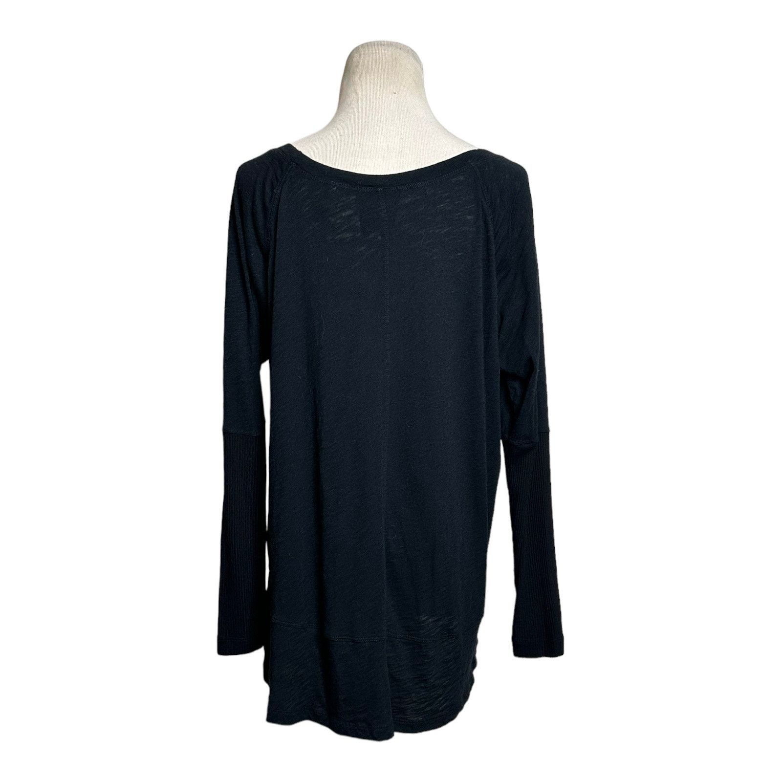 Buffalo David Bitton Buffalo black long sleeves oversize hi low shirt size small Size S / US 4 / IT 40 - 2 Thumbnail