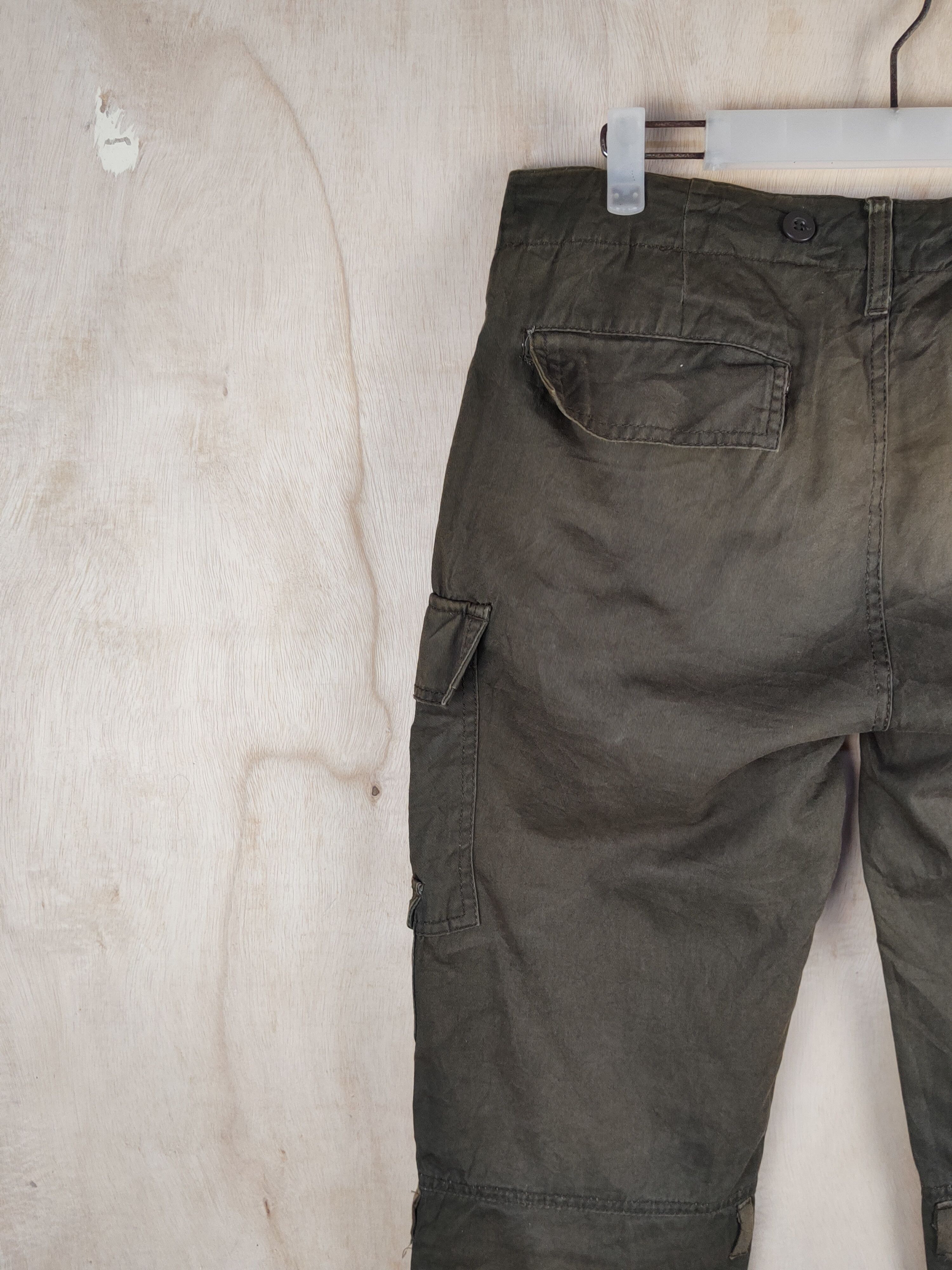 Japanese Brand Japanese Brand Brown Multipocket Tactical Cargo Pants #S2423 Size US 31 - 8 Thumbnail