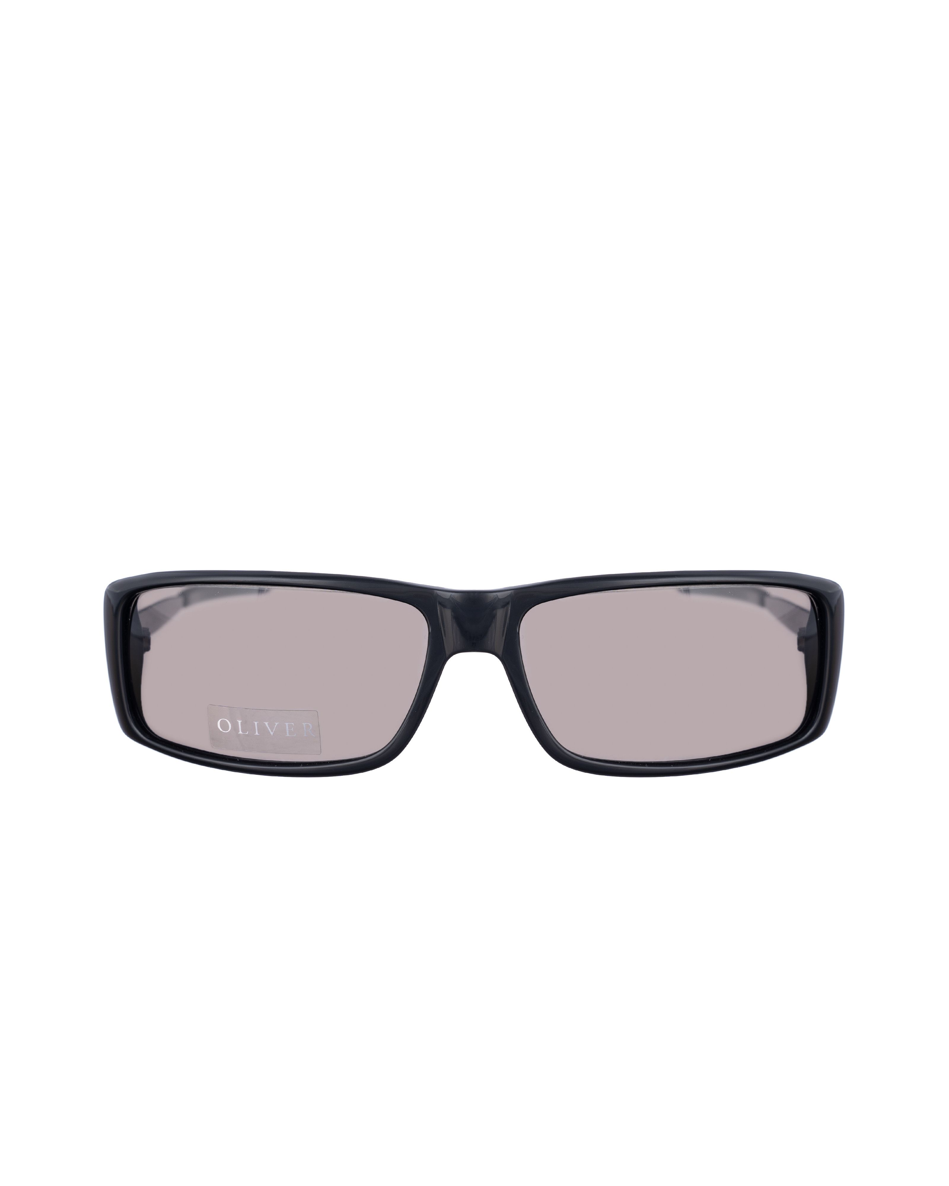 Valentino Oliver by Valentino 90's Rectangle Black Sunglasses Size ONE SIZE - 1 Thumbnail