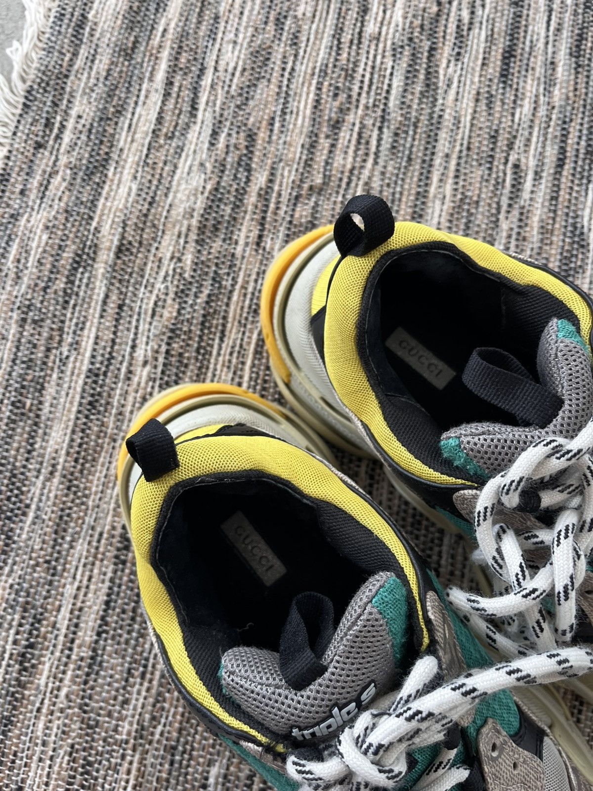 Balenciaga × Gucci Rare Balenciaga Gucci Triple S Sneakers The Hacker Project Size US 9 / EU 42 - 15 Thumbnail