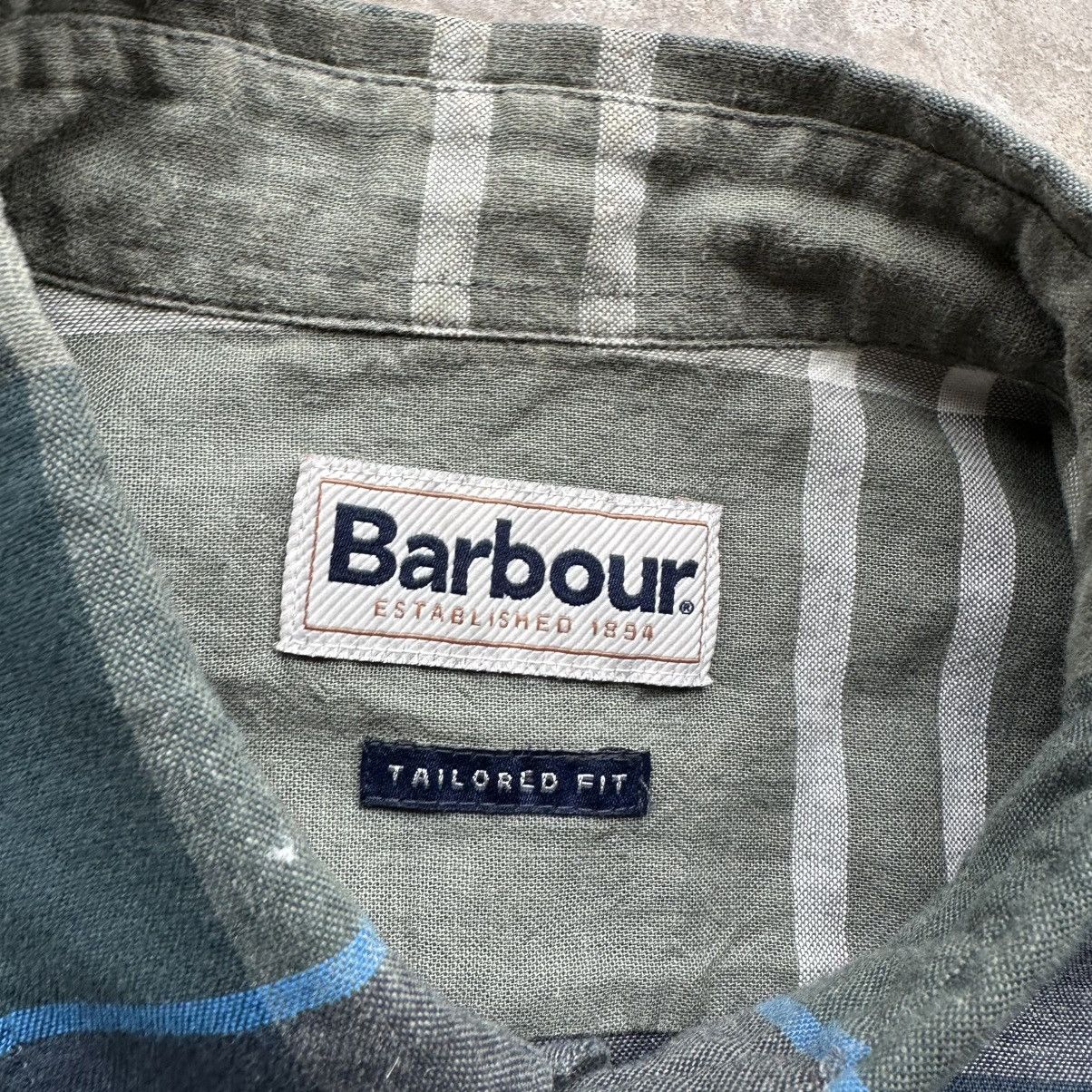 Barbour Barbour Shirt Men Size Medium Plaid Linen Blend Short Sleeve Size US M / EU 48-50 / 2 - 4 Thumbnail