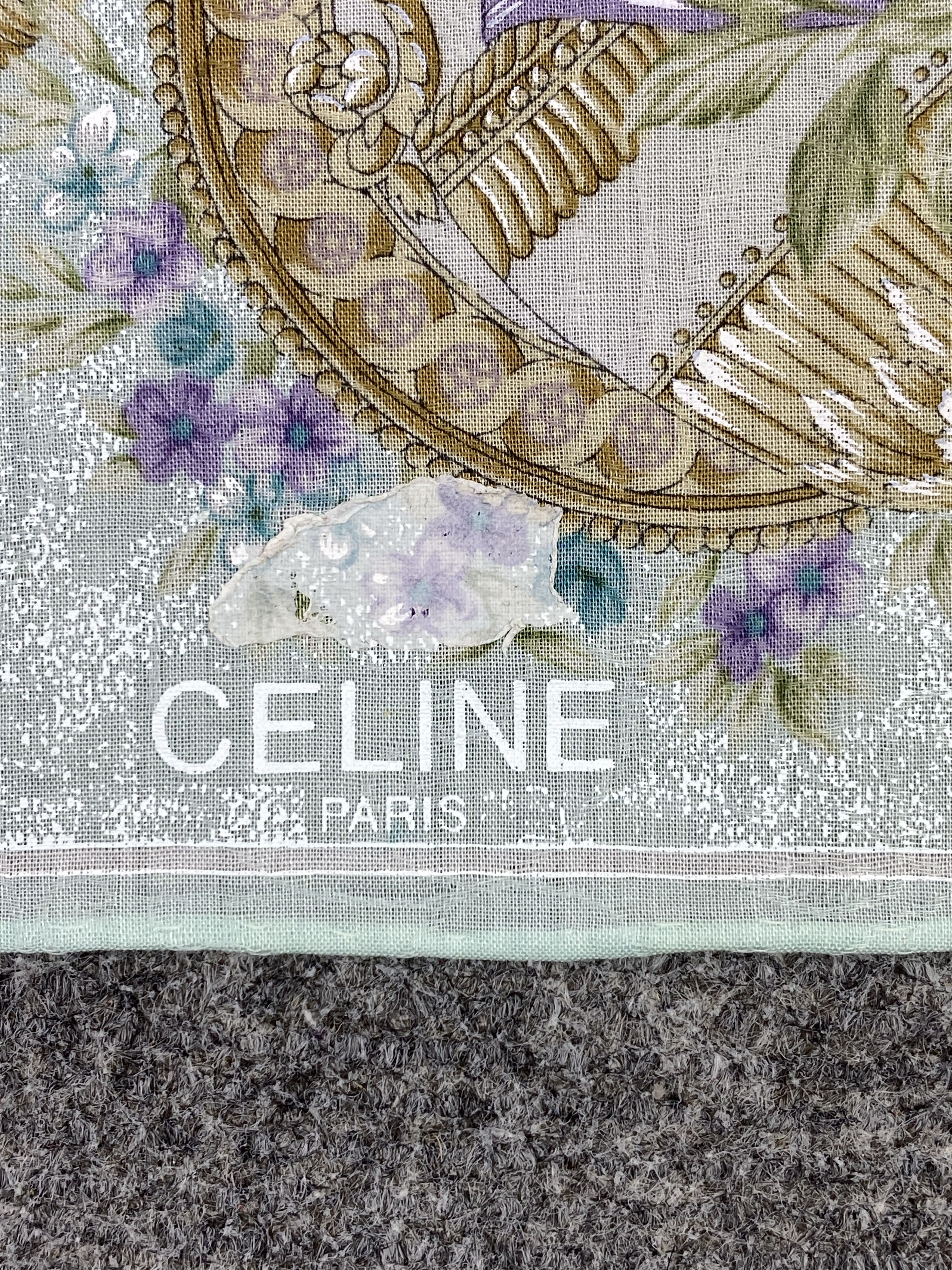 Celine Vintage Celine Handkerchief / Neckerchief KT0116 Size ONE SIZE - 7 Thumbnail