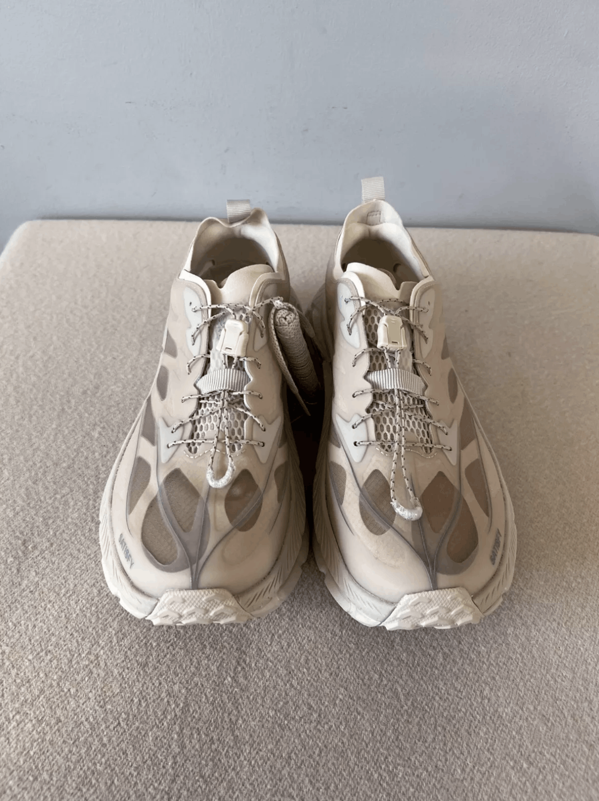 Hoka × Satisfy Satisfy Running Hoka One One Mafate Trail in Bone White Size US 9 / EU 42 - 4 Thumbnail