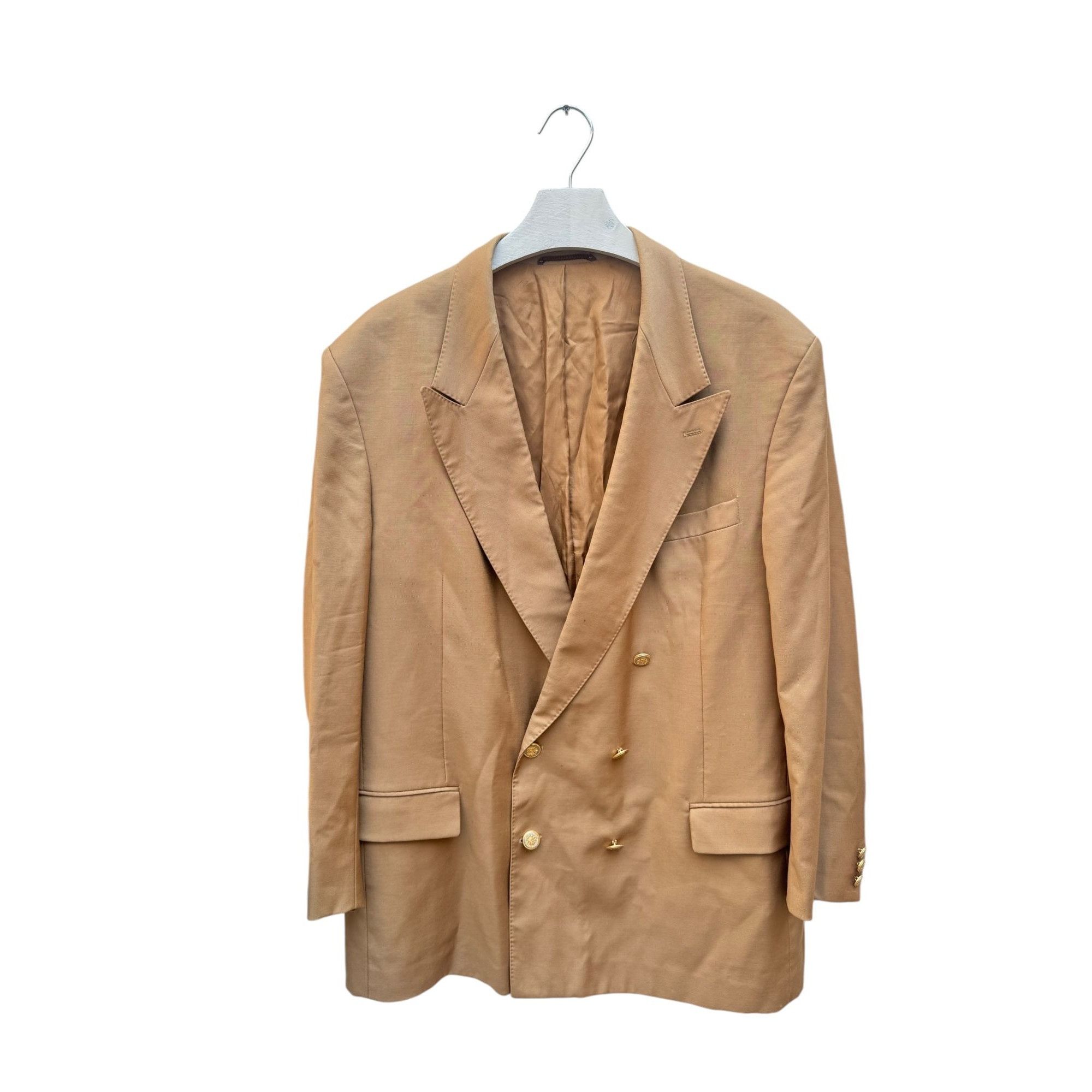 Balenciaga Beige Wool Blazer Jacket Size 44R - 1 Thumbnail