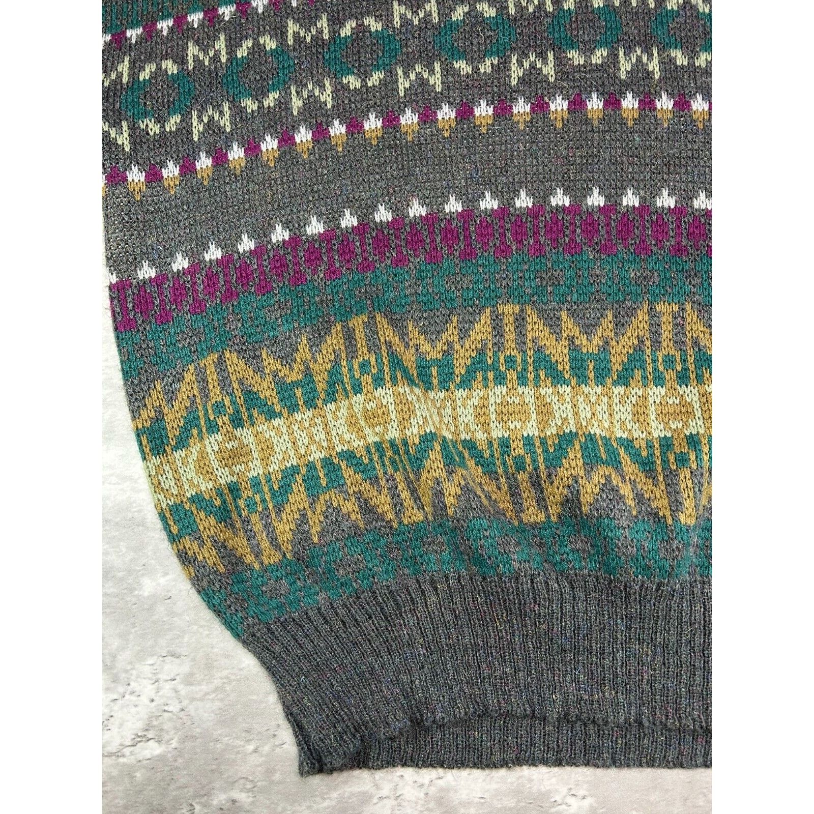 Sears Vintage 80s/90s Sears Ribbed Pull Over Knit Sweater Size XL Size US XL / EU 56 / 4 - 6 Thumbnail