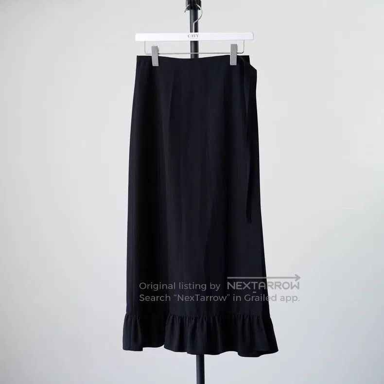 Comme des Garcons Comme Des Garcons size M Ruffled Hem Ribbon Wool Skirt Size 23" - 5 Thumbnail