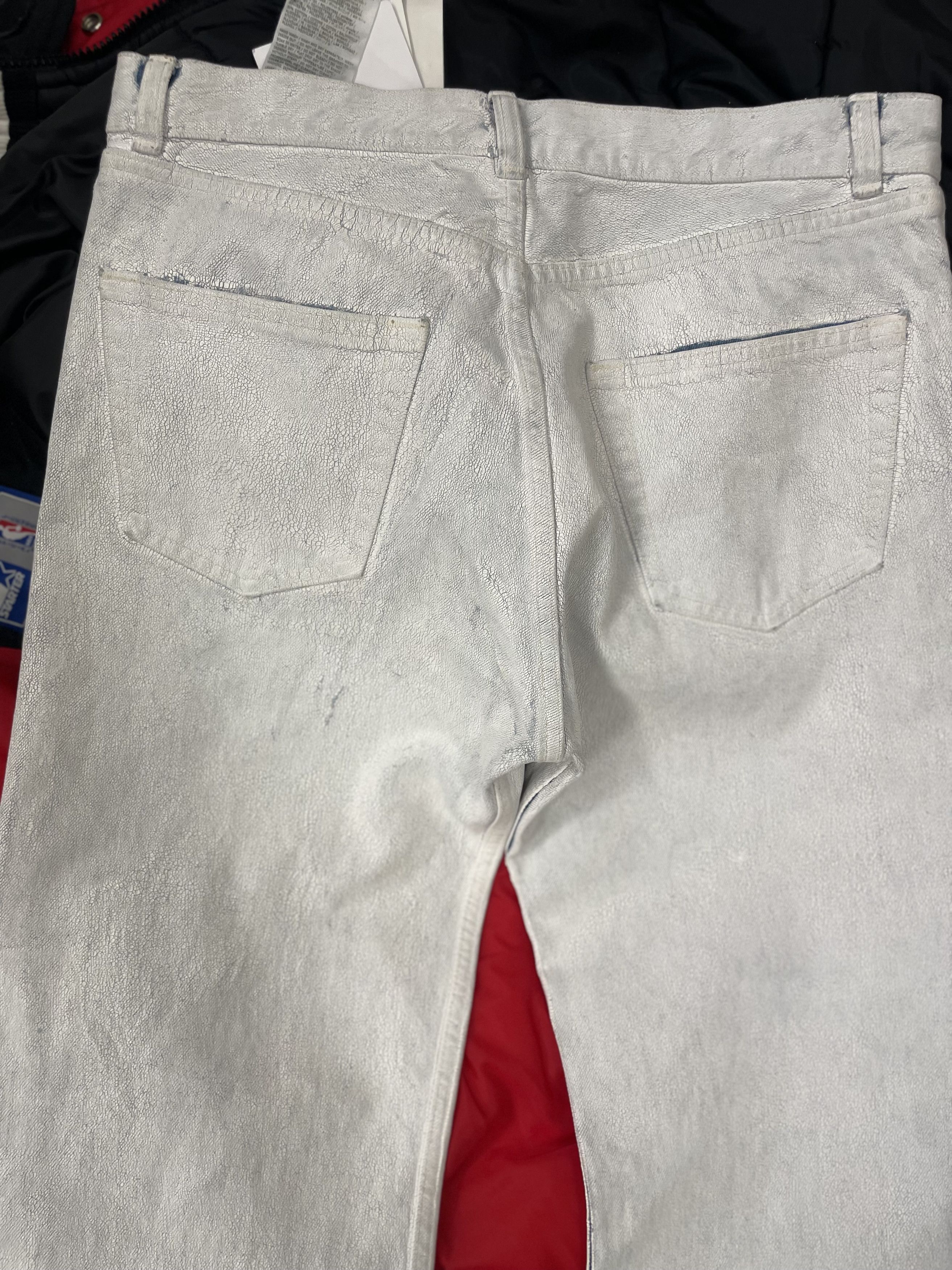 Maison Margiela Maison Margiela Bianchetto Hand Painted Denim Retail: $1090 Size US 32 / EU 48 - 14 Thumbnail
