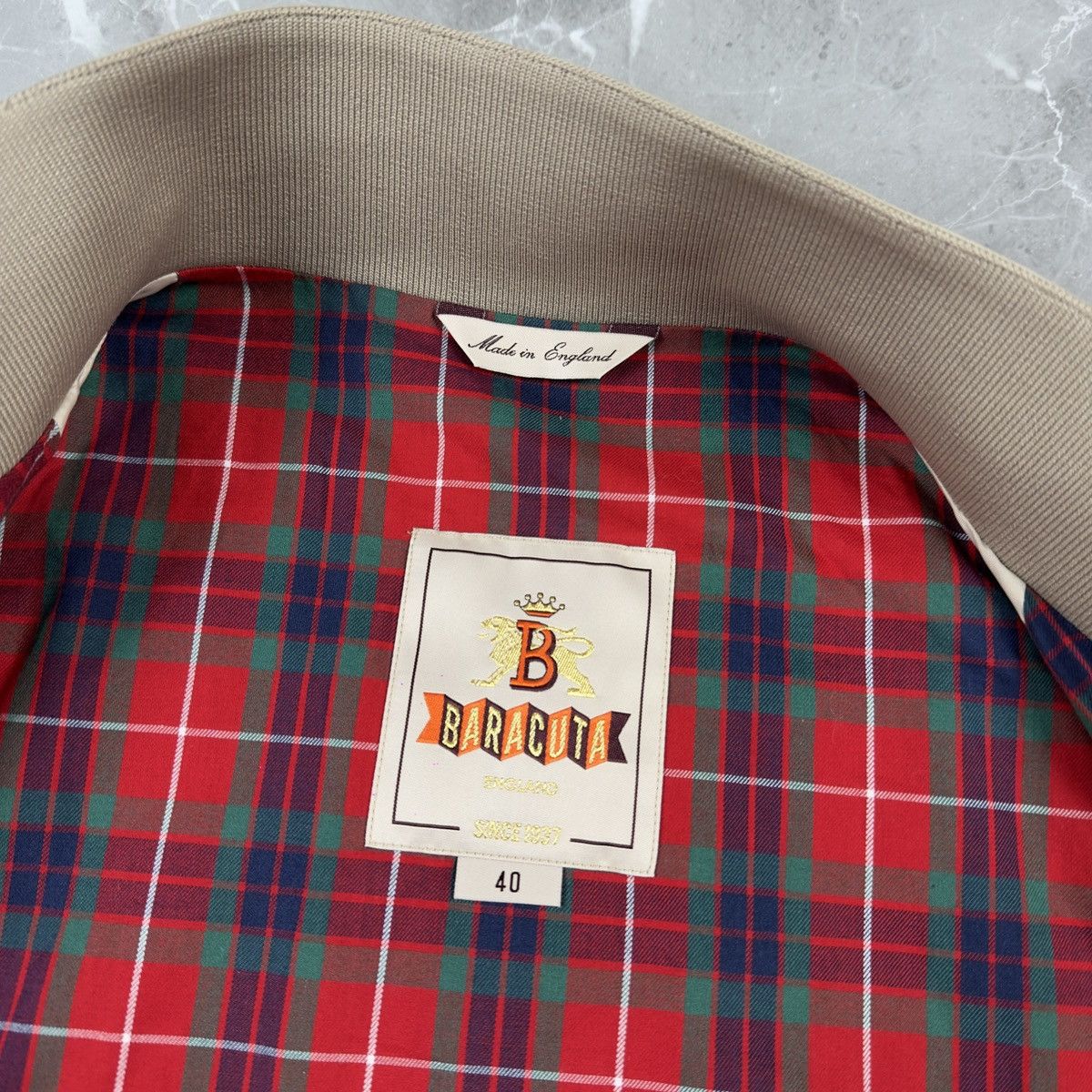 Baracuta NEW Baracuta Classic G9 Beige Men’s Harrington Style Jacket Size US M / EU 48-50 / 2 - 8 Thumbnail