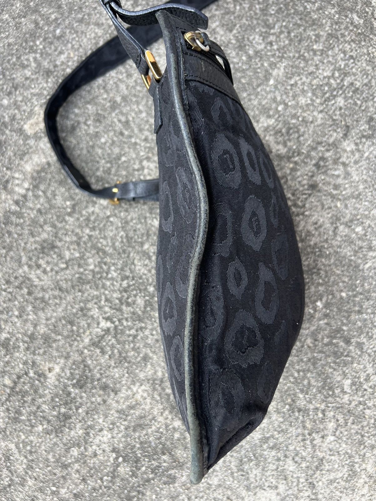 Leather Vintage FEILER Germany Hybrid Leather Jacquard Sling Bag Size ONE SIZE - 12 Thumbnail