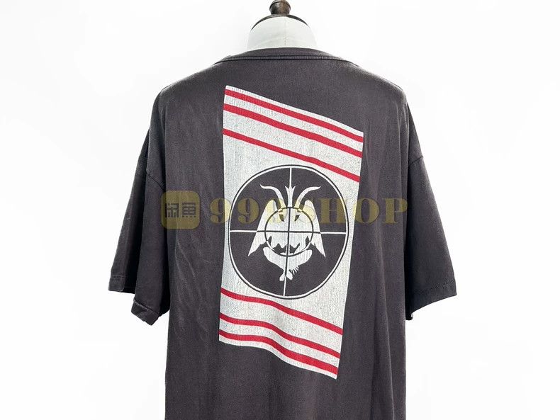 Saint Michael Saint Michael Red slogan: Starry short sleeved shirt Size US XXL / EU 58 / 5 - 4 Thumbnail