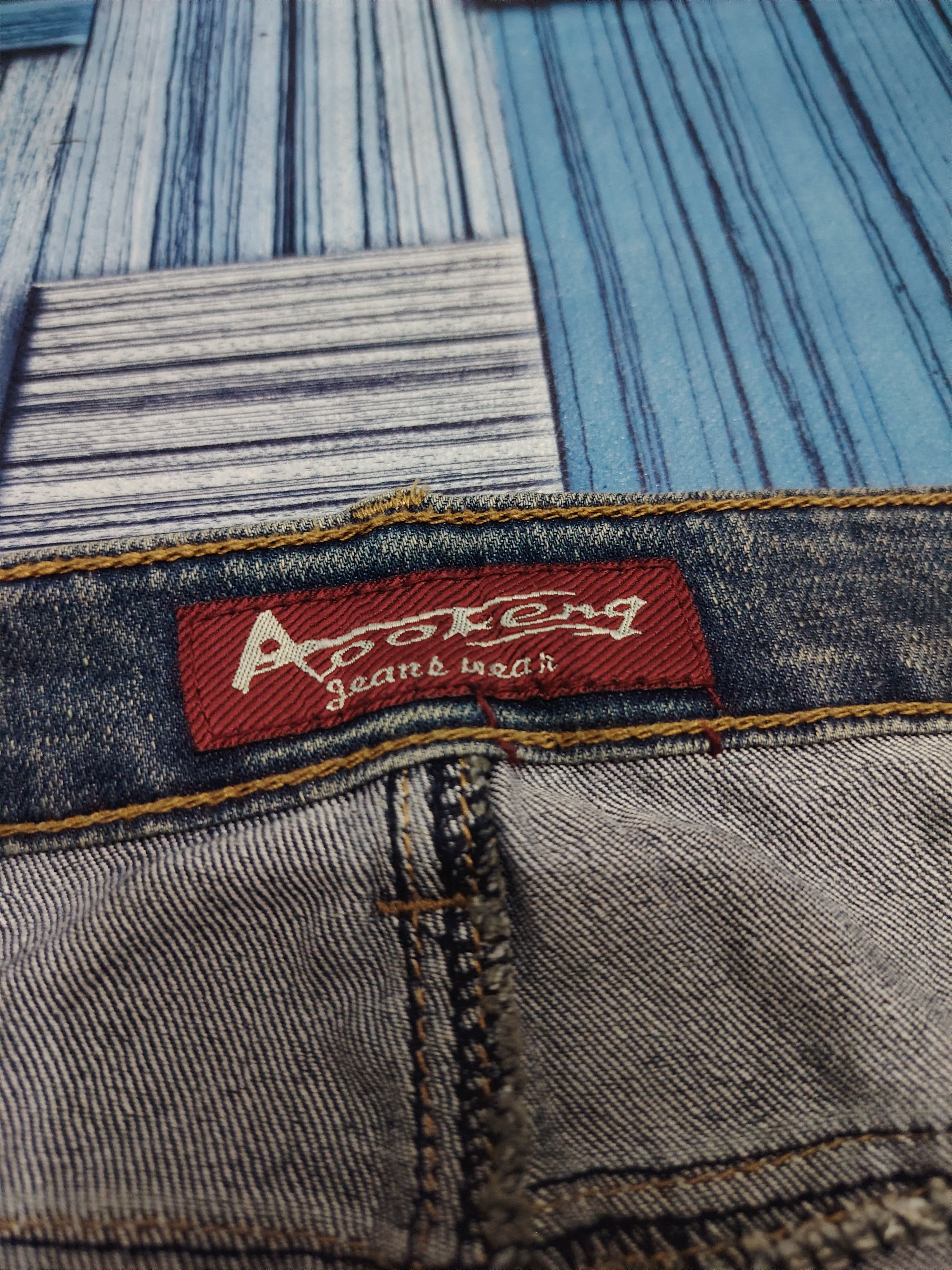 If Six Was Nine × Japanese Brand Insane Bootcut Aofeng Flower Embroidered Side Flared Jeans Size US 30 / EU 46 - 9 Thumbnail