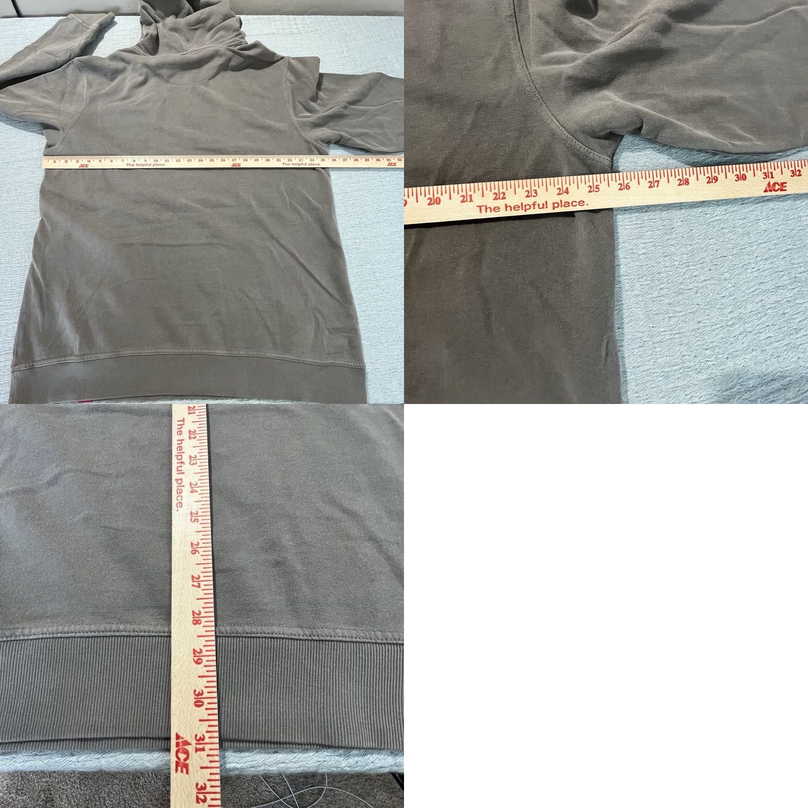 Vintage Sportiqe Hoodie Mens Gray 3XL Pullover Hooded Pockets Logo Soft Polyester Blend Fleece Sports Outdoor Shirt Size US XXL / EU 58 / 5 - 8 Thumbnail