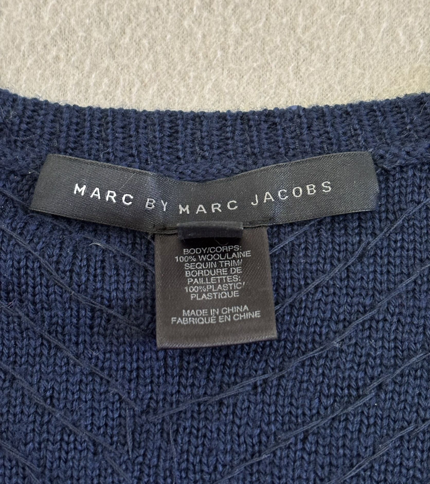 Marc by Marc Jacobs Marc By Marc Jacobs 100%Wool Cardigan Sequins Medium Size M / US 6-8 / IT 42-44 - 16 Thumbnail