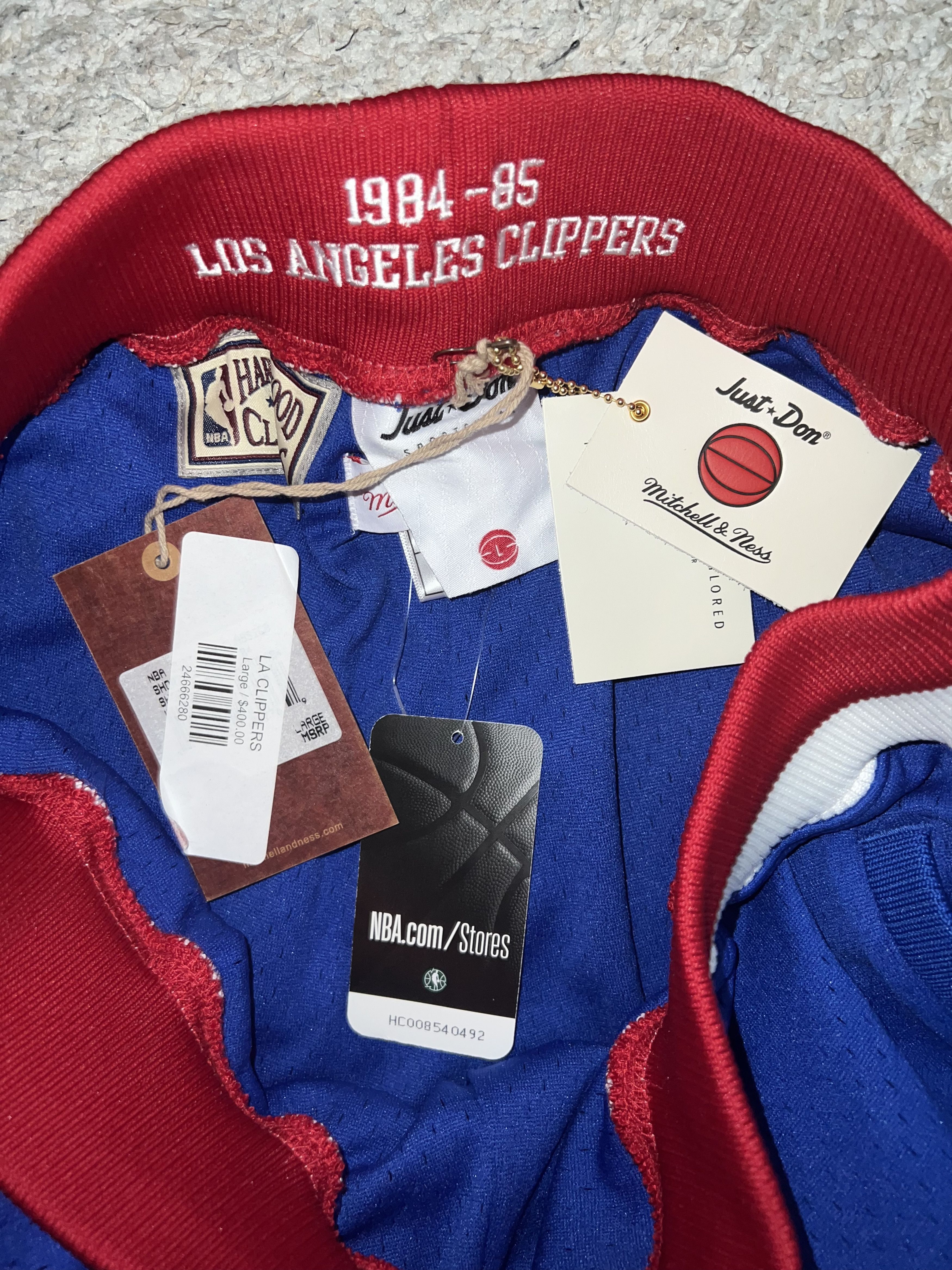 Just Don Just Don LA Clippers 84-85 Mitchell & Ness NBA Shorts New Size US 34 / EU 50 - 8 Thumbnail