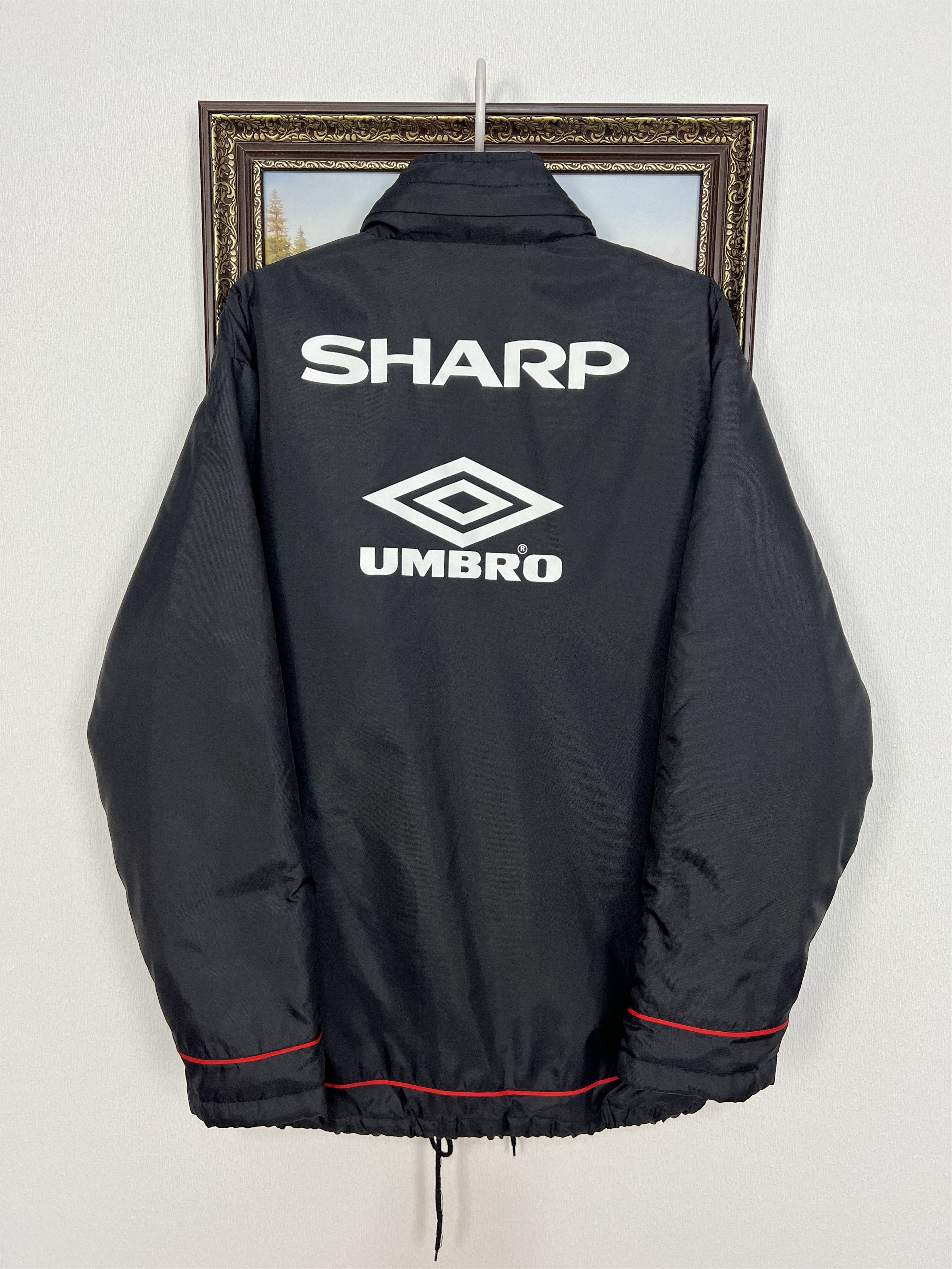 Umbro Vintage 90's Manchester United Football Jacket Soccer Size US S / EU 44-46 / 1 - 11 Thumbnail