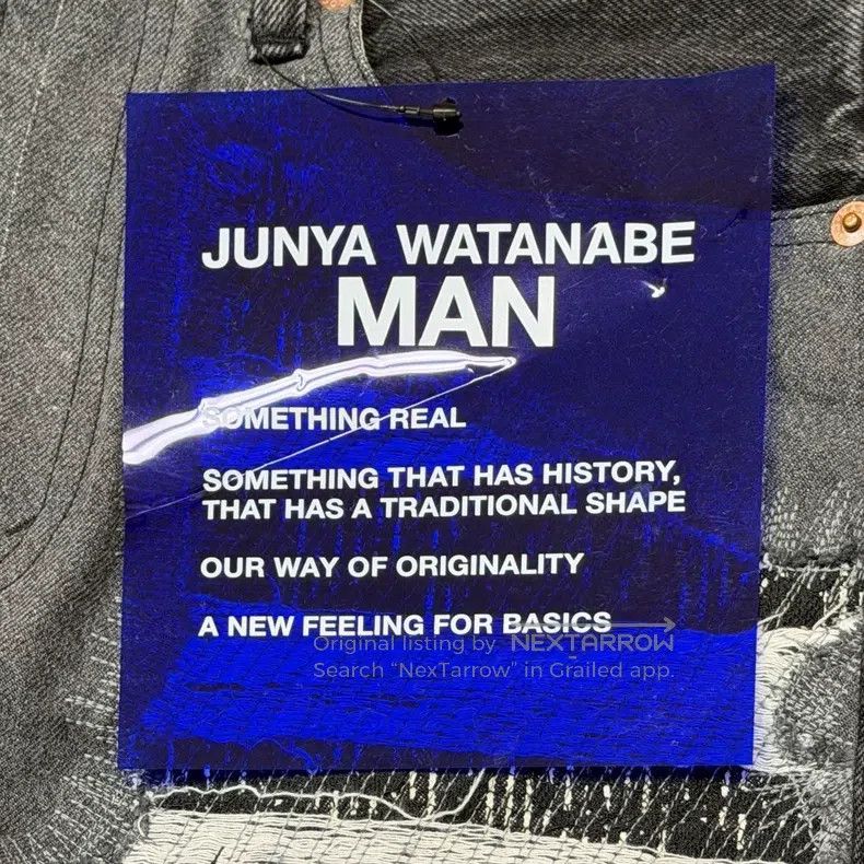 Junya Watanabe Junya Watanabe size M Patchwork distressed vintage denim p Size US 27 - 3 Thumbnail