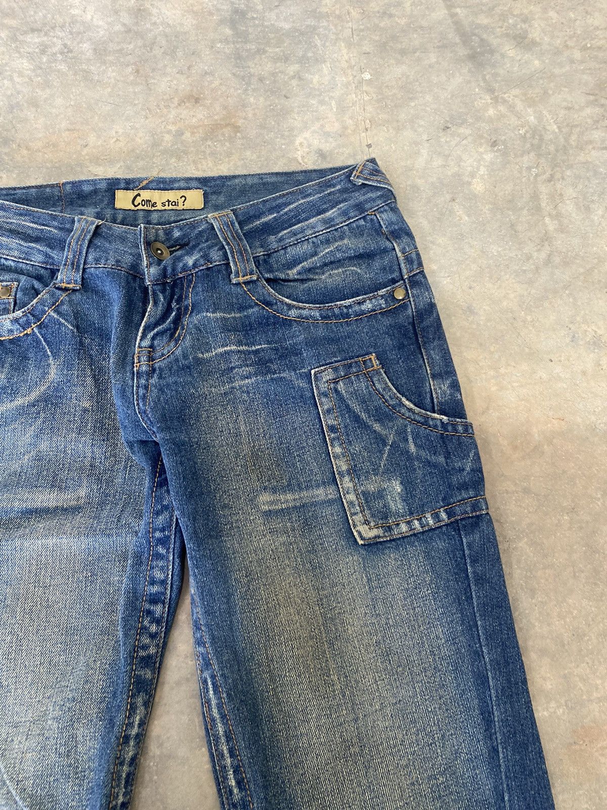 Hysteric Glamour Flare ☠️ Come Stai? Jeans Japan Punk Grunge Lgb 90s Size US 30 / EU 46 - 6 Thumbnail