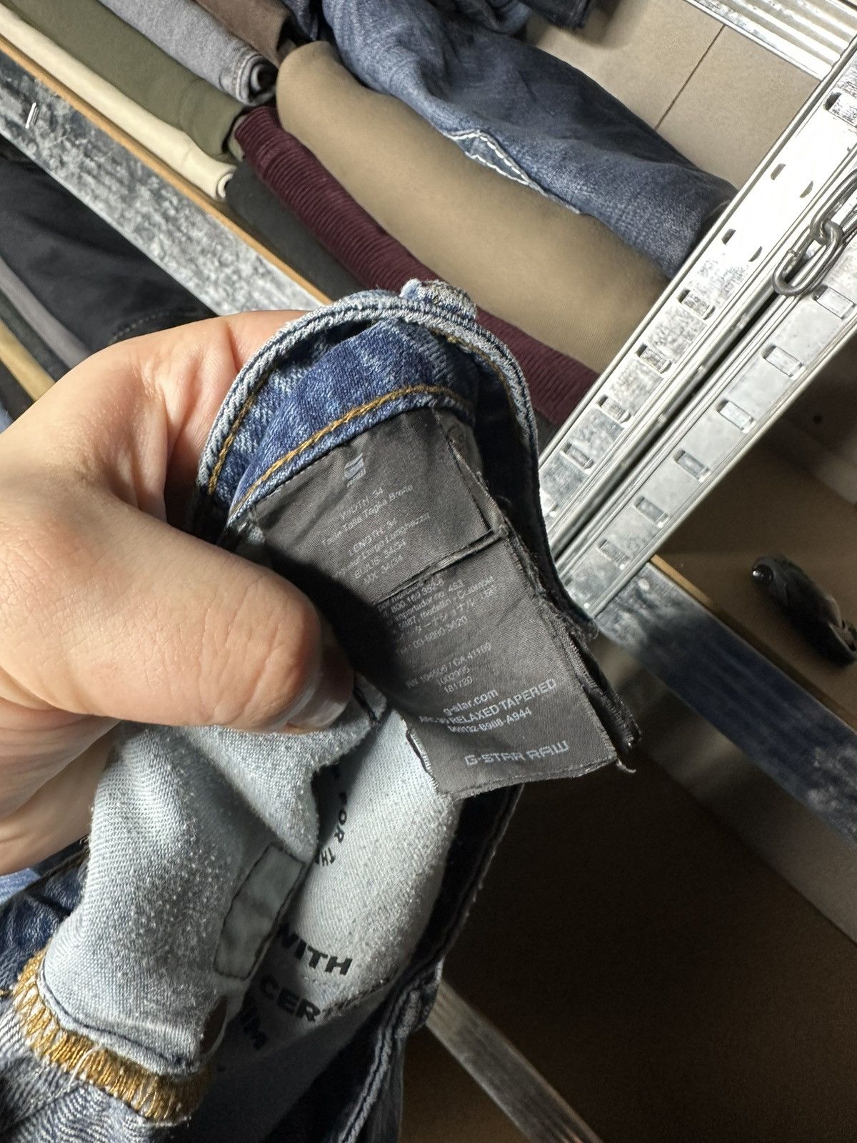 G-Star G-Star Raw Restored Denim Jeans Distressed Mens W34 L34 Size US 34 / EU 50 - 14 Thumbnail