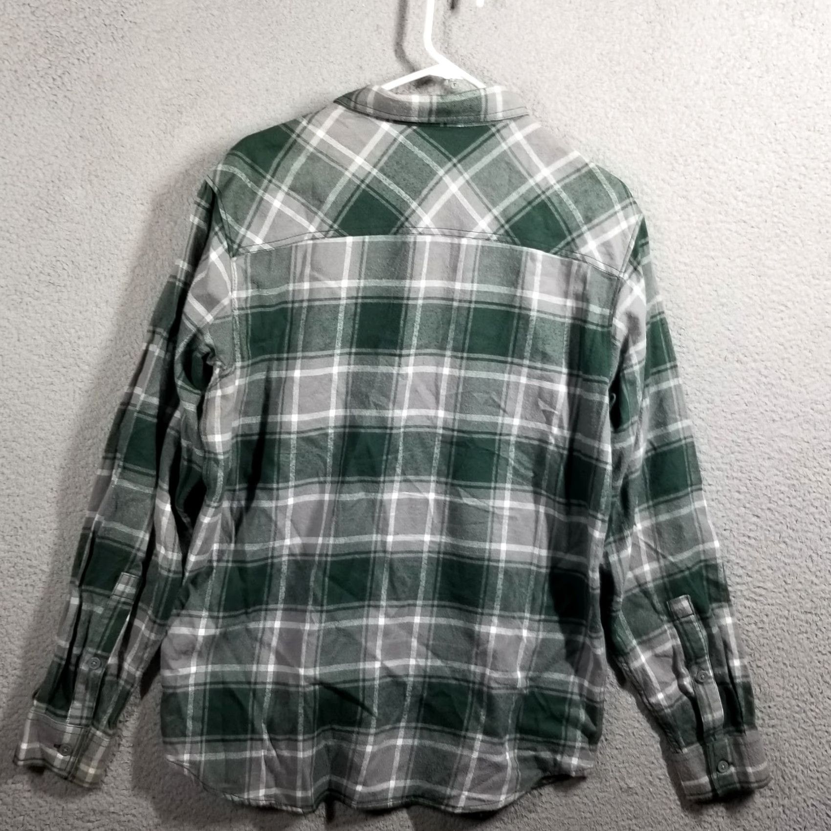 Vintage Columbia Men's Flannel Shirt Green Michigan State Spartans Omni-Wick Flare Gun Medium Regular Button-Up Plaid Active Outdoor Classic Modern Size US M / EU 48-50 / 2 - 3 Thumbnail