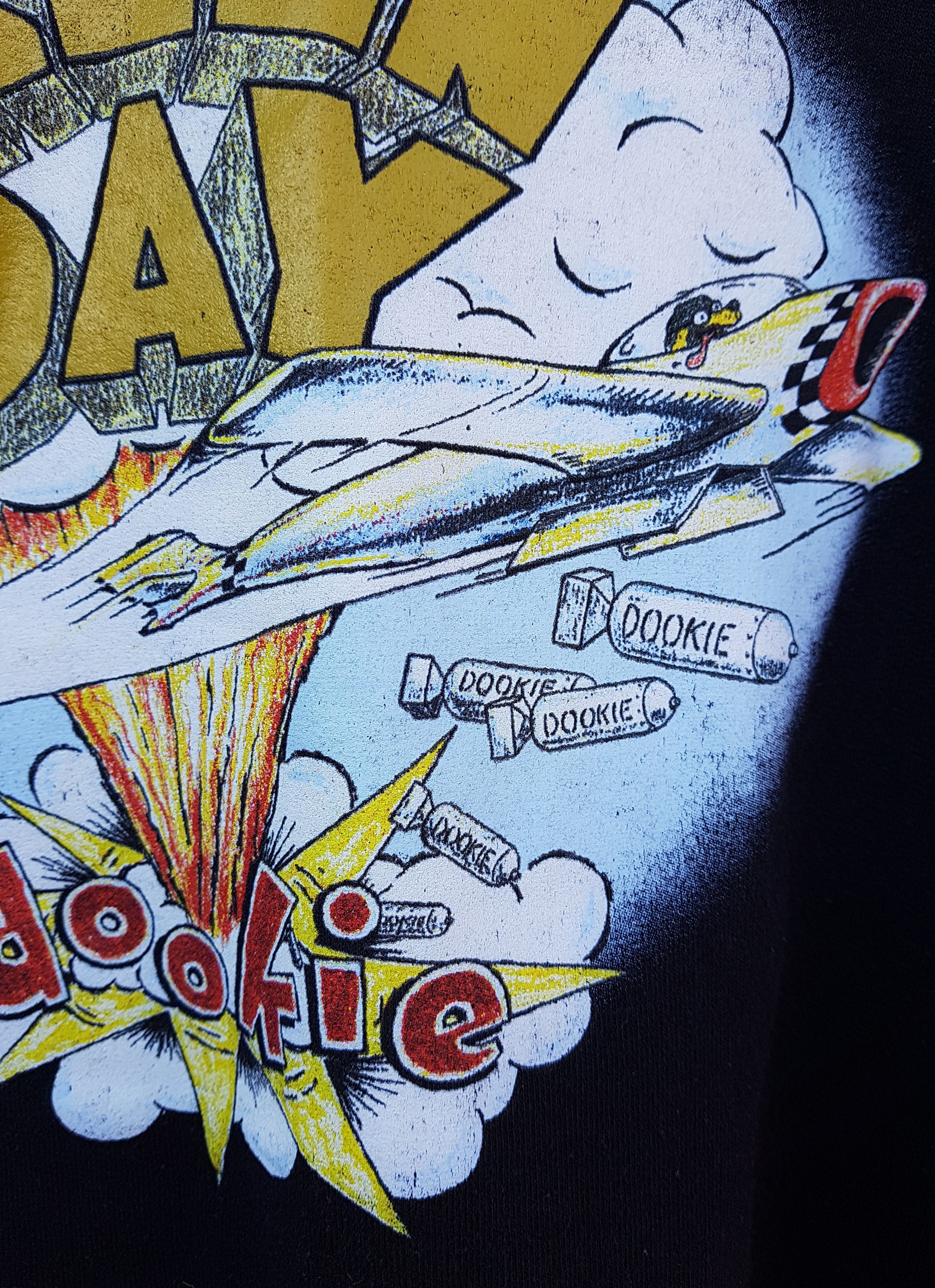 Band Tees Vintage Green Day Dookie Printed Rock Band Hoodie Sweatshirt Size US M / EU 48-50 / 2 - 7 Thumbnail