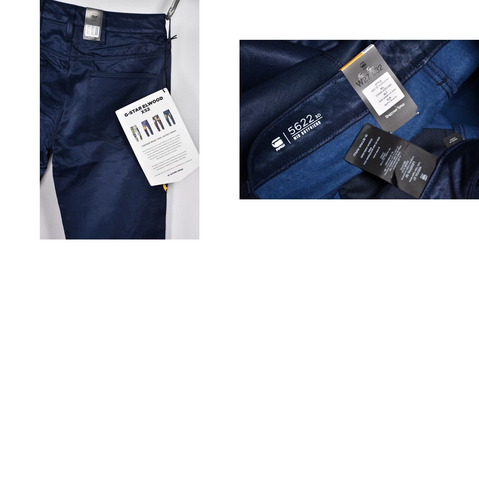G-Star G-Star PHARRELL WILLIAMS 3D MID BOYFRIEND MUAY THAI JACKET PRINT PANTS WOMEN W27/L32 BLUE 73% COTTON 27% VISCOSE Size 27" / US 4 / IT 40 - 8 Thumbnail