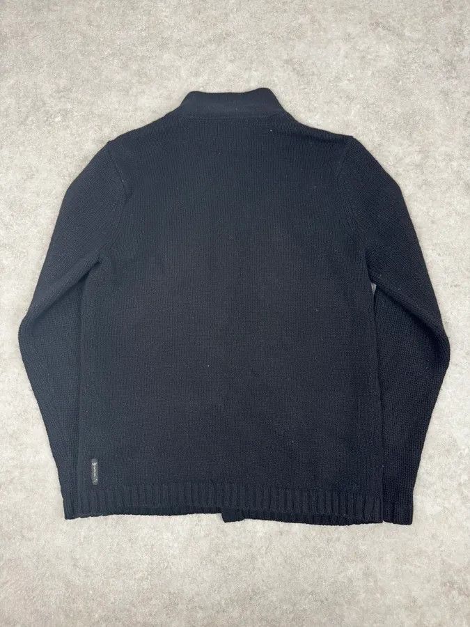 Armani 2000s Armani Black Wool Buttoned Cardigan Sweater Size US M / EU 48-50 / 2 - 4 Thumbnail