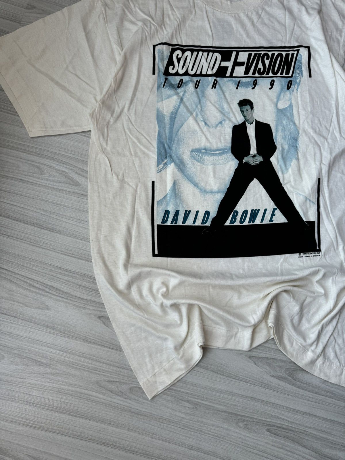 Band Tees × Vintage Vintage 1990 David Bowie Sound Vision Tour Tee Size US XL / EU 56 / 4 - 7 Thumbnail