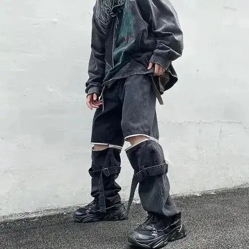 Japanese Brand × Jean Retro Detachable Zipper Wide Leg Cargo Pants Size US 30 / EU 46 - 4 Thumbnail