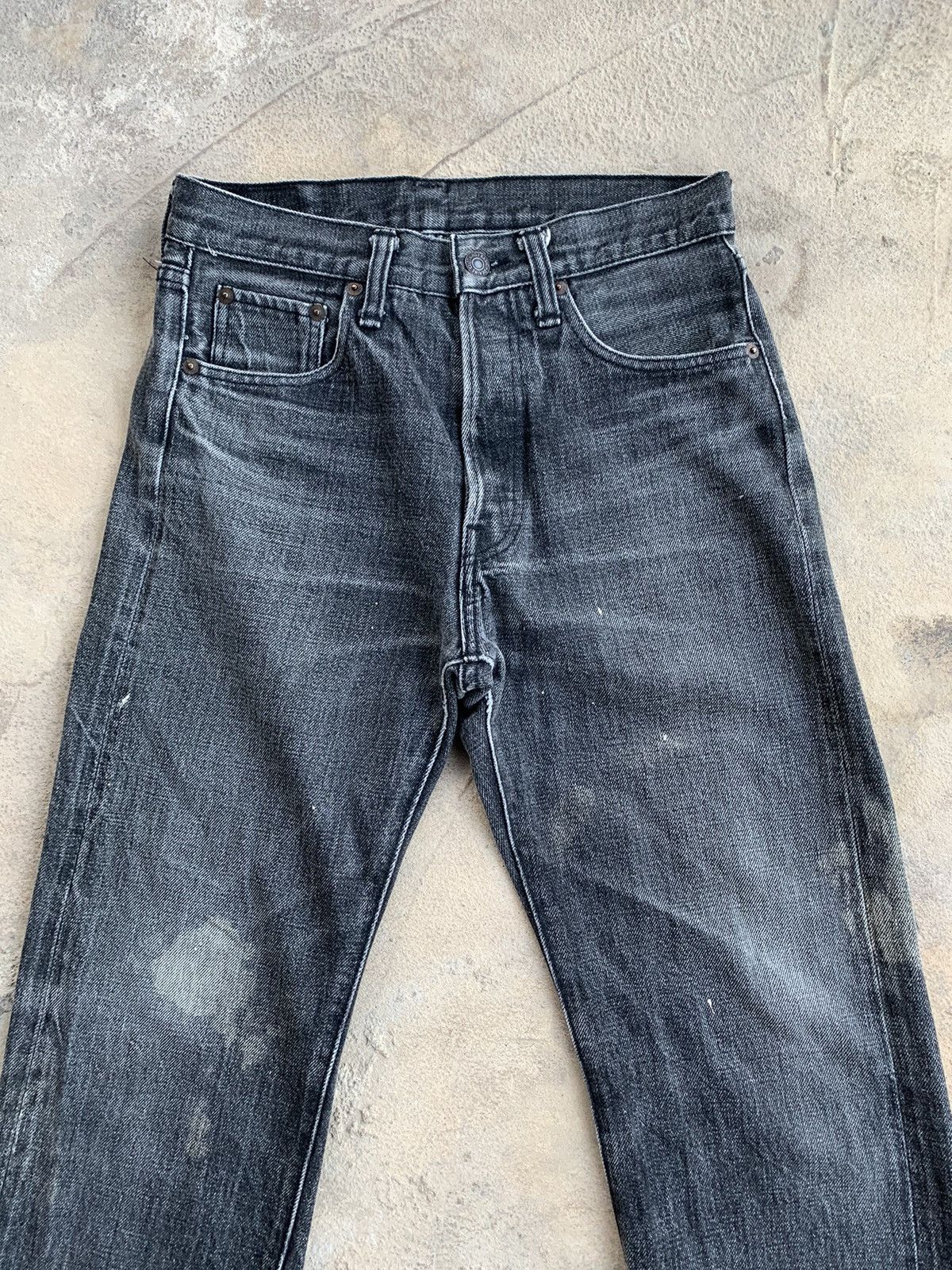 Denime × Japanese Brand Denime Selvedge Distressed Denim Size US 28 / EU 44 - 5 Thumbnail
