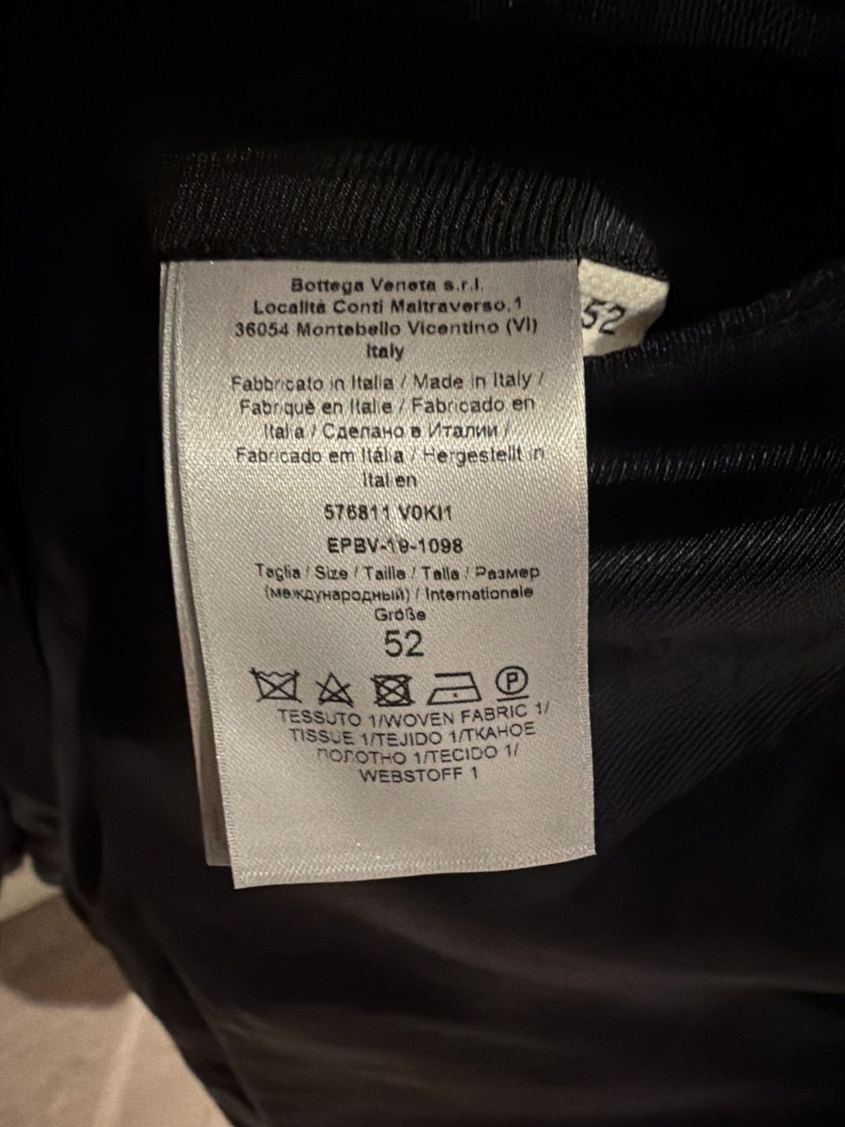 Bottega Veneta BV 19 Fall Size 50R - 7 Thumbnail