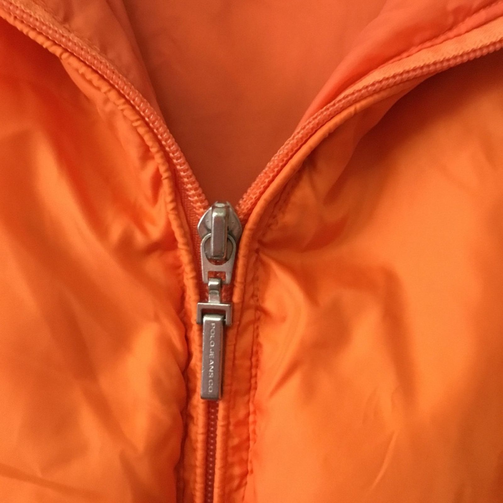 Polo Ralph Lauren Ralph Lauren Polo Jeans Co Orange Down Puffer Jacket Size S / US 4 / IT 40 - 13 Thumbnail