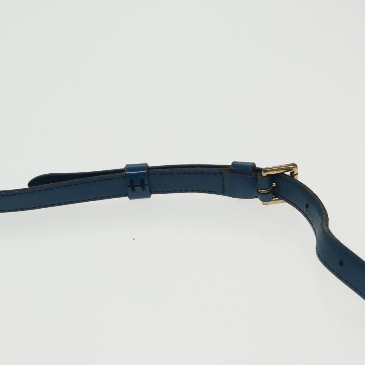 Louis Vuitton LOUIS VUITTON Epi June Feuille Shoulder Bag Blue M52155 Size ONE SIZE - 8 Thumbnail
