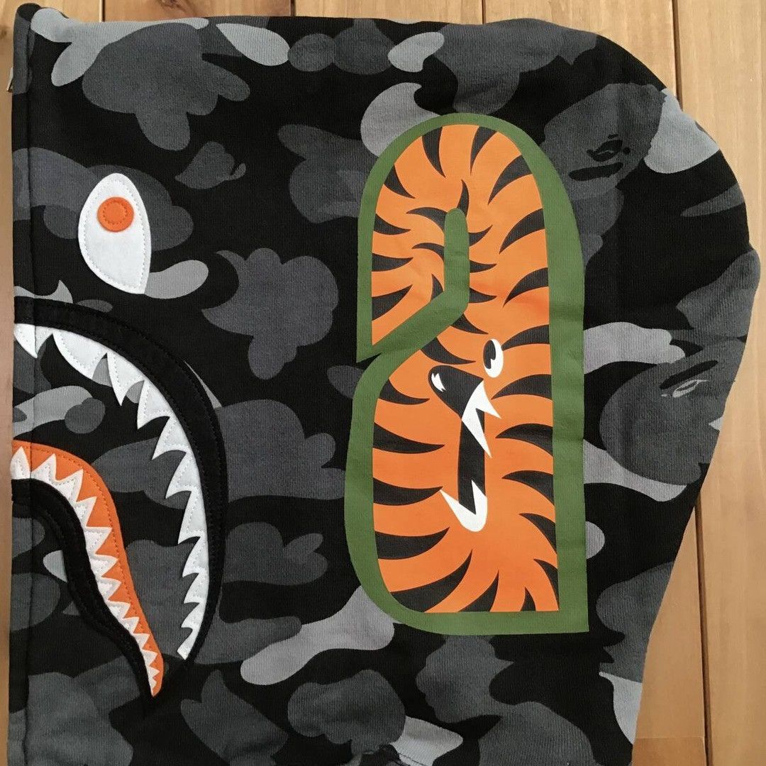 Bape × Undefeated BAPE × Undefeated Tiger Shark full zip Hoodie a bathing ape Size US XL / EU 56 / 4 - 5 Thumbnail