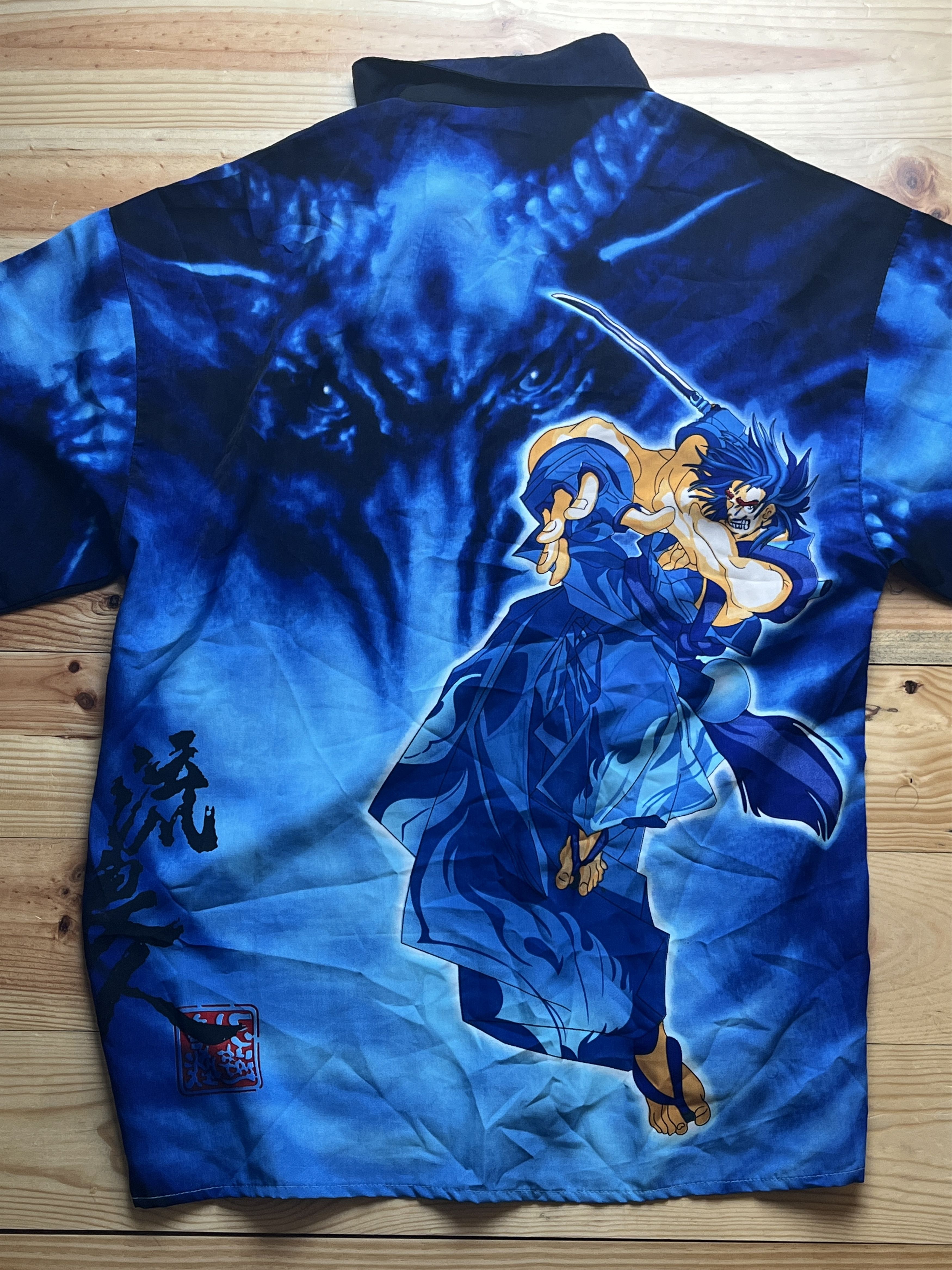 Other K's Dee For Man Samurai Anime Button-Up L Y2K Size US L / EU 52-54 / 3 - 6 Thumbnail