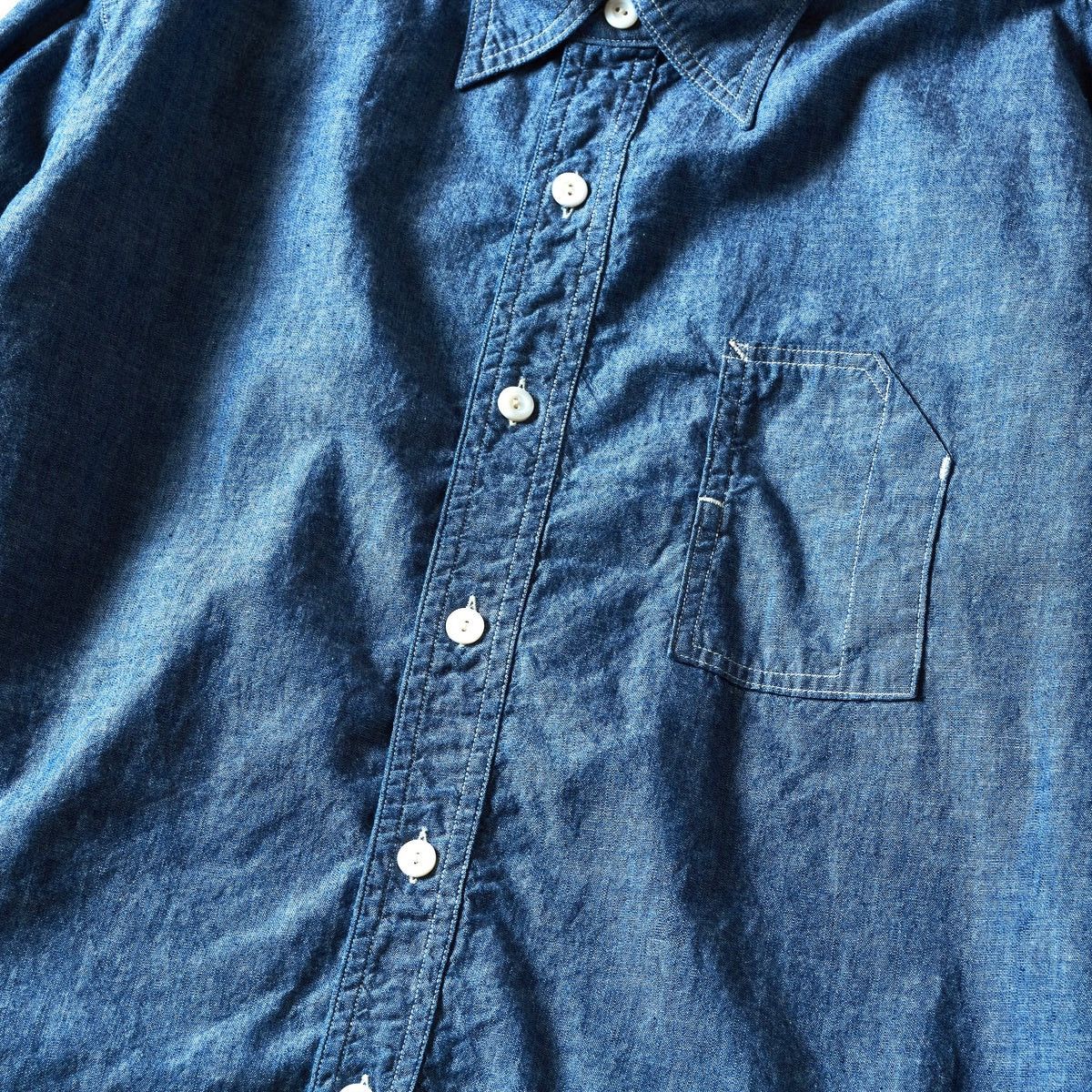 Post Overalls Post O’Alls 1201C-CC - No. 1 Shirt MV Classic Chambray Size US XL / EU 56 / 4 - 5 Thumbnail