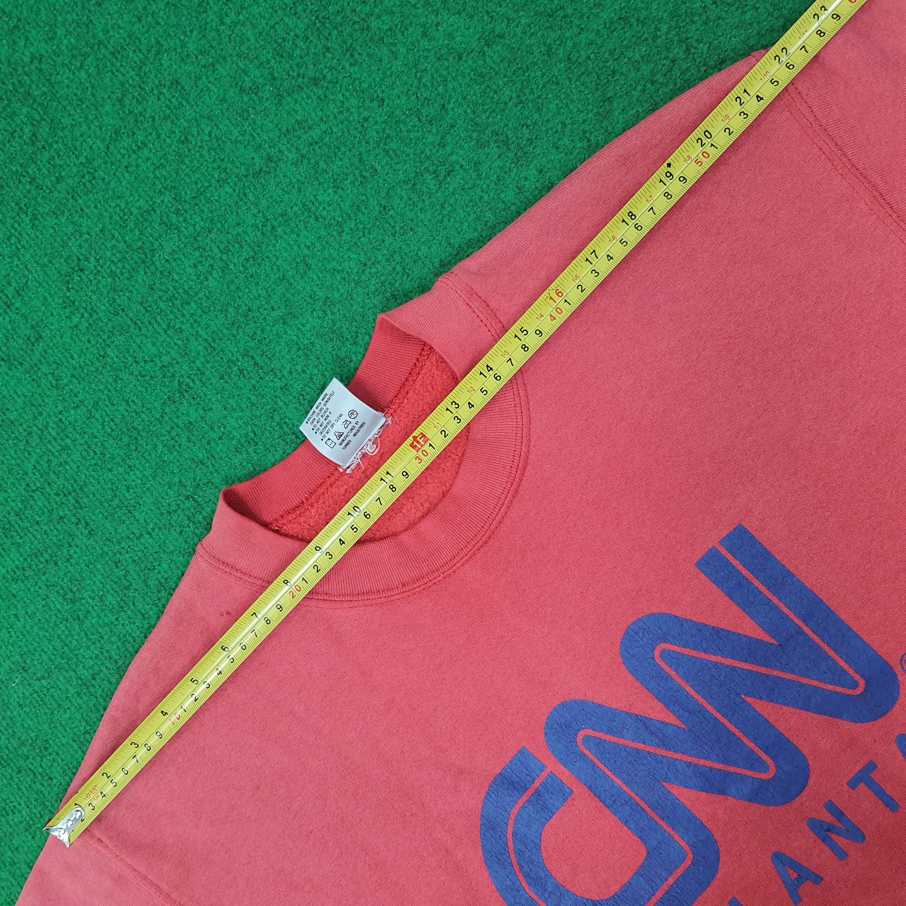 Vintage Vintage CNN Atlanta Sweatshirt C227N22 Size US M / EU 48-50 / 2 - 9 Thumbnail