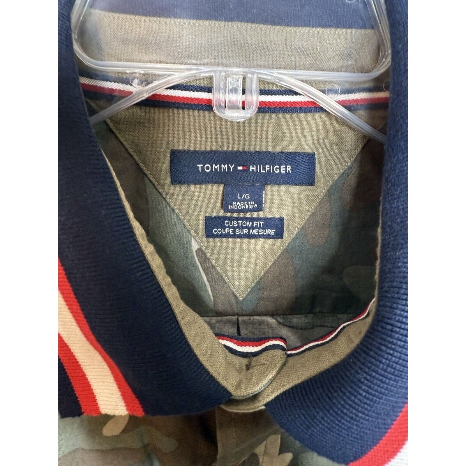 Tommy Hilfiger Tommy Hilfiger Camouflage Shirt Button Down Men’s XL Camo Size US L / EU 52-54 / 3 - 3 Thumbnail