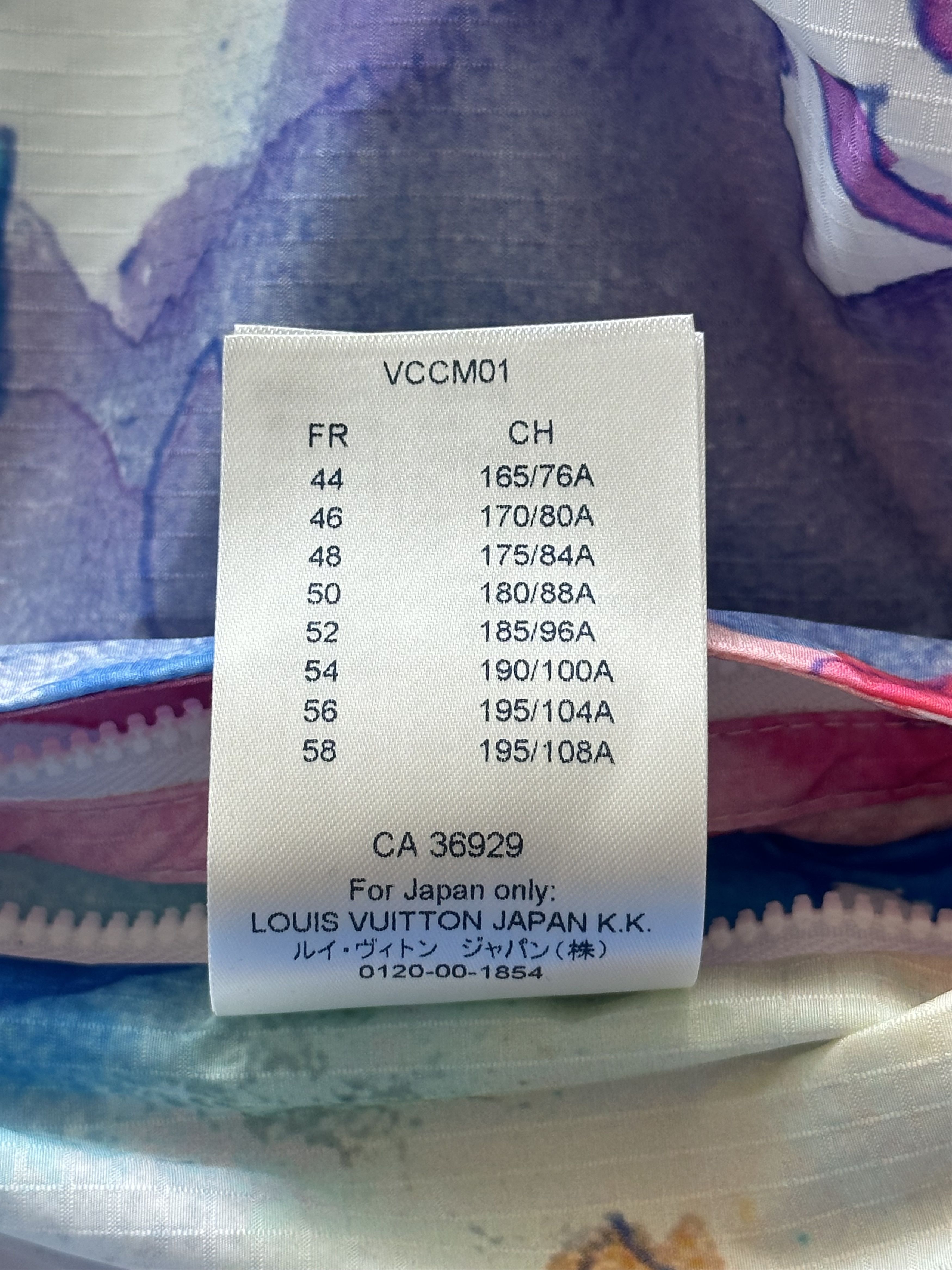 Louis Vuitton Louis Vuitton Multicolor Watercolor Monogram Windbreaker Size US XL / EU 56 / 4 - 5 Thumbnail