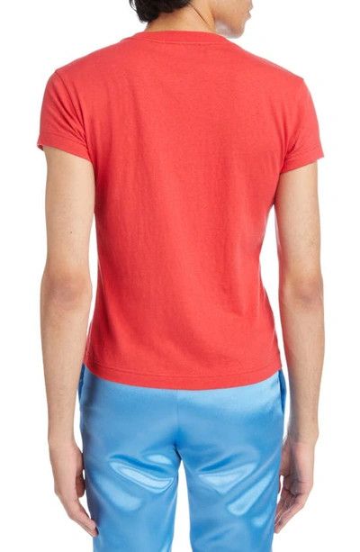 Acne Studios o1y0824 T-Shirt In Cardinal Red Size US XL / EU 56 / 4 - 2 Thumbnail