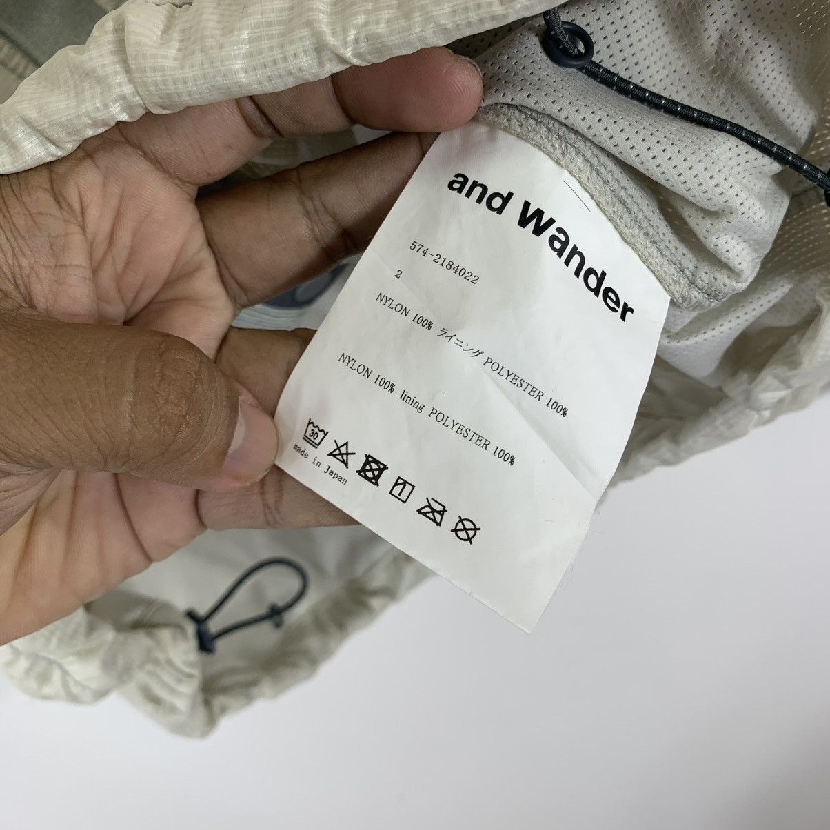 And Wander VINTAGE AND WANDER OUTDOOR NYLON SNAP BUTTON JACKET Size US M / EU 48-50 / 2 - 11 Thumbnail