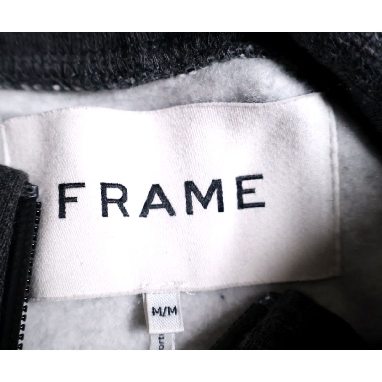 Frame FRAME Hoodie Men’s Medium Dark Gray Unworn with Tags Gris Melange Sweatshirt Size US M / EU 48-50 / 2 - 3 Thumbnail