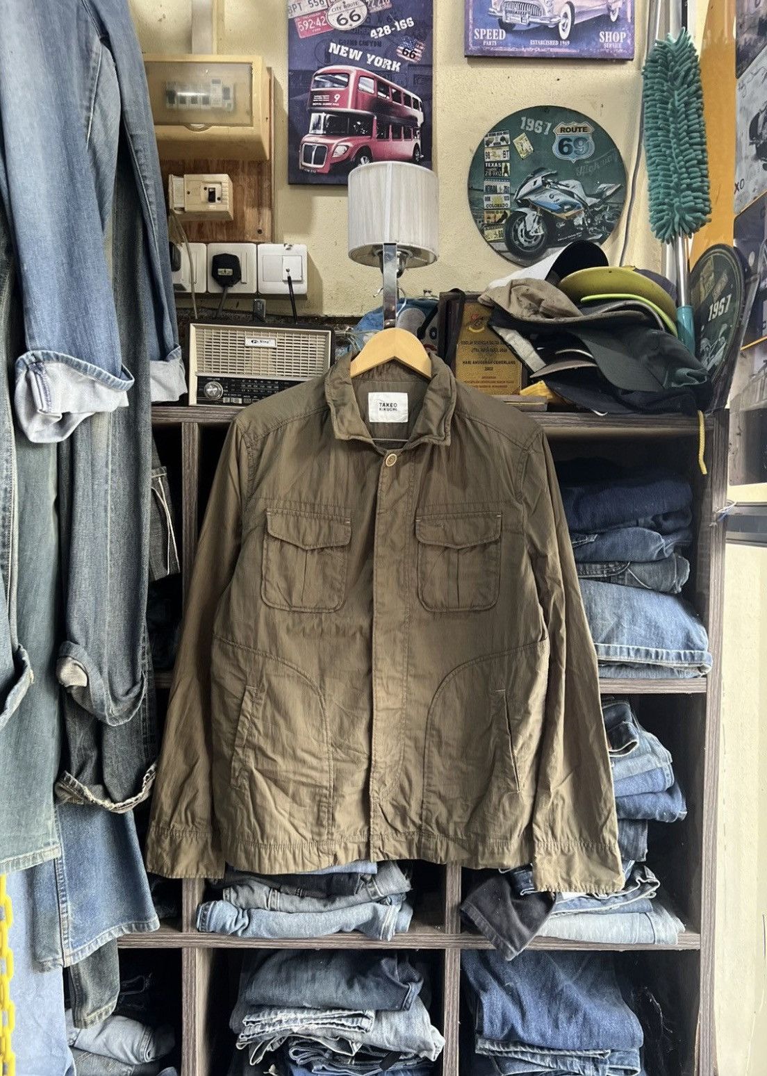 Takeo Kikuchi 🔥Takeo Kikuchi Button Up Overshirt Size US M / EU 48-50 / 2 - 2 Thumbnail