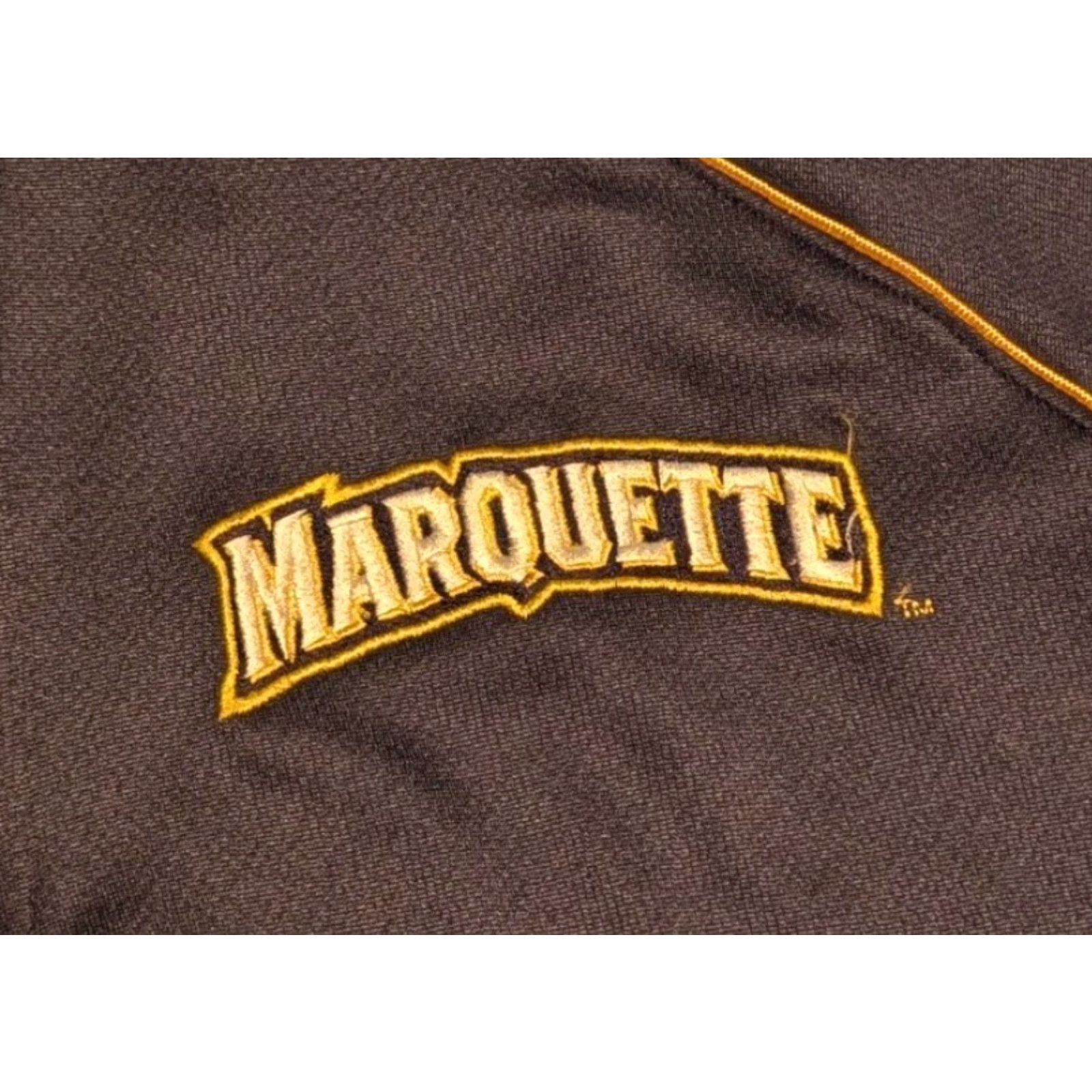 Nike VINTAGE Nike + Converse Marquette Golden Eagles L/S Warmup Shirt Embroidered M Rare Size US M / EU 48-50 / 2 - 5 Thumbnail